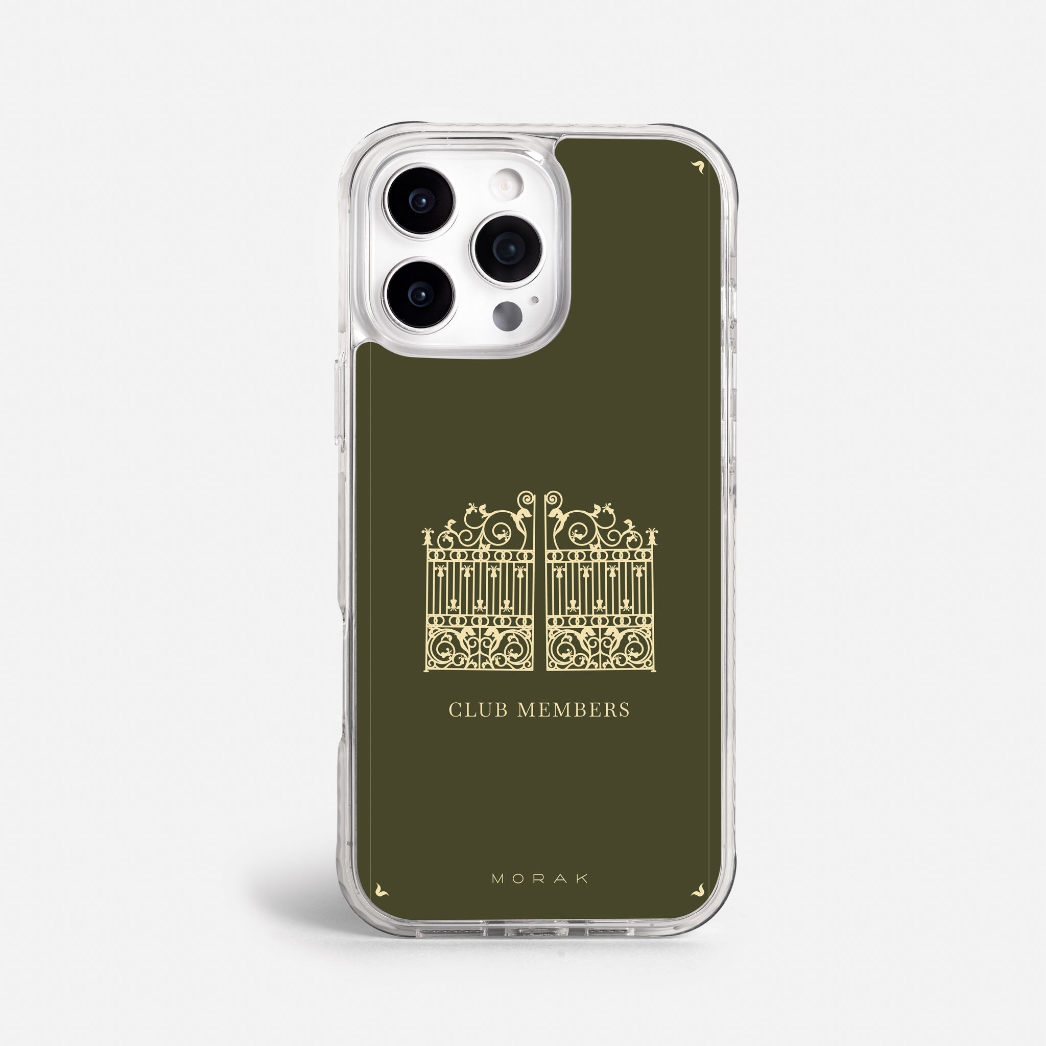 Case Green Gate - Blanco Premium – Protección antigolpe | Diseño colombiano | Morak