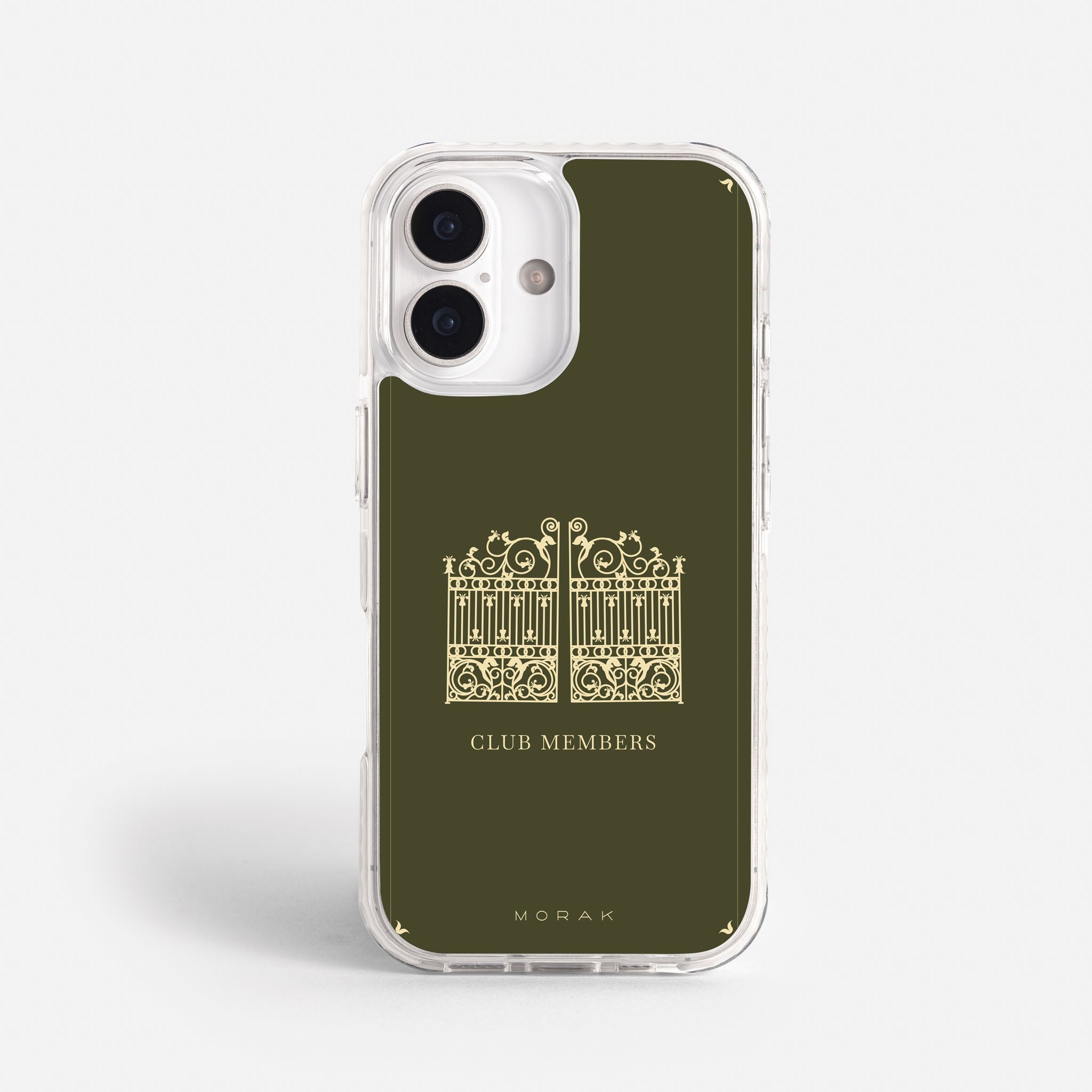 Case Green Gate - Blanco Premium – Protección antigolpe | Diseño colombiano | Morak