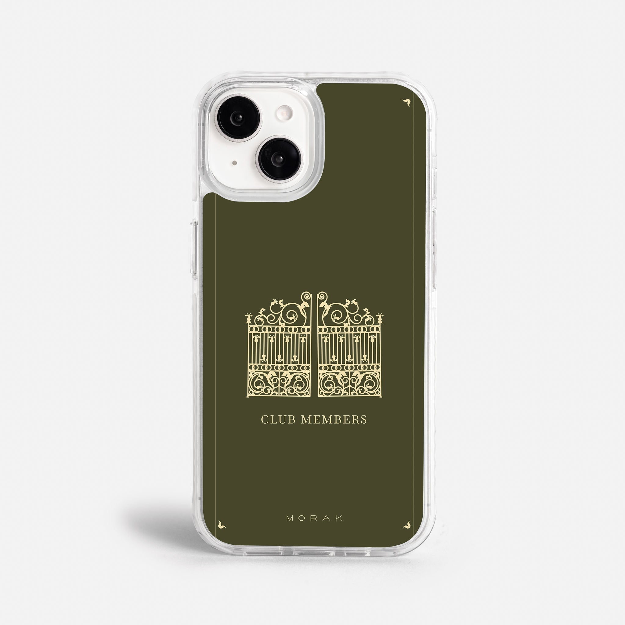 Case Green Gate - Blanco Premium – Protección antigolpe | Diseño colombiano | Morak