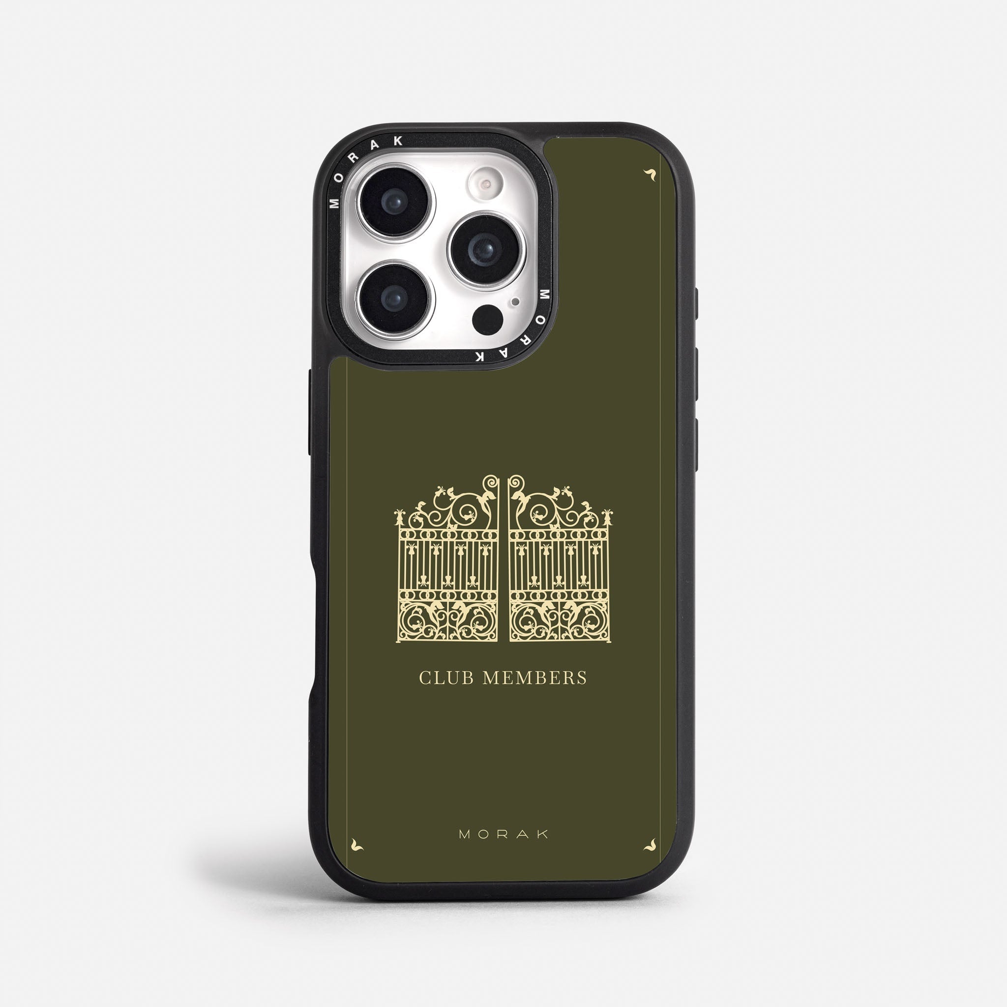 Case Green Gate - Blanco Premium – Protección antigolpe | Diseño colombiano | Morak