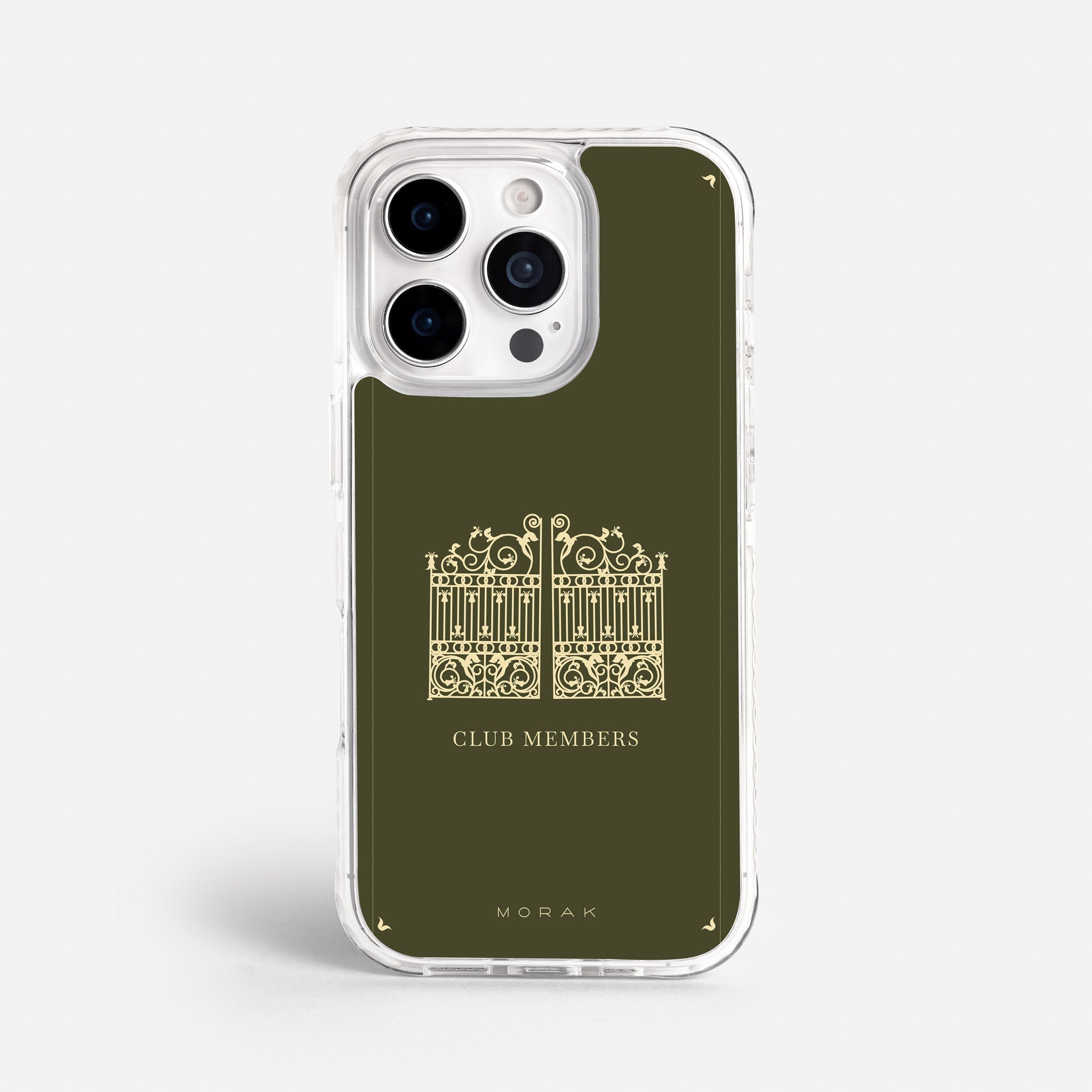Case Green Gate - Blanco Premium – Protección antigolpe | Diseño colombiano | Morak