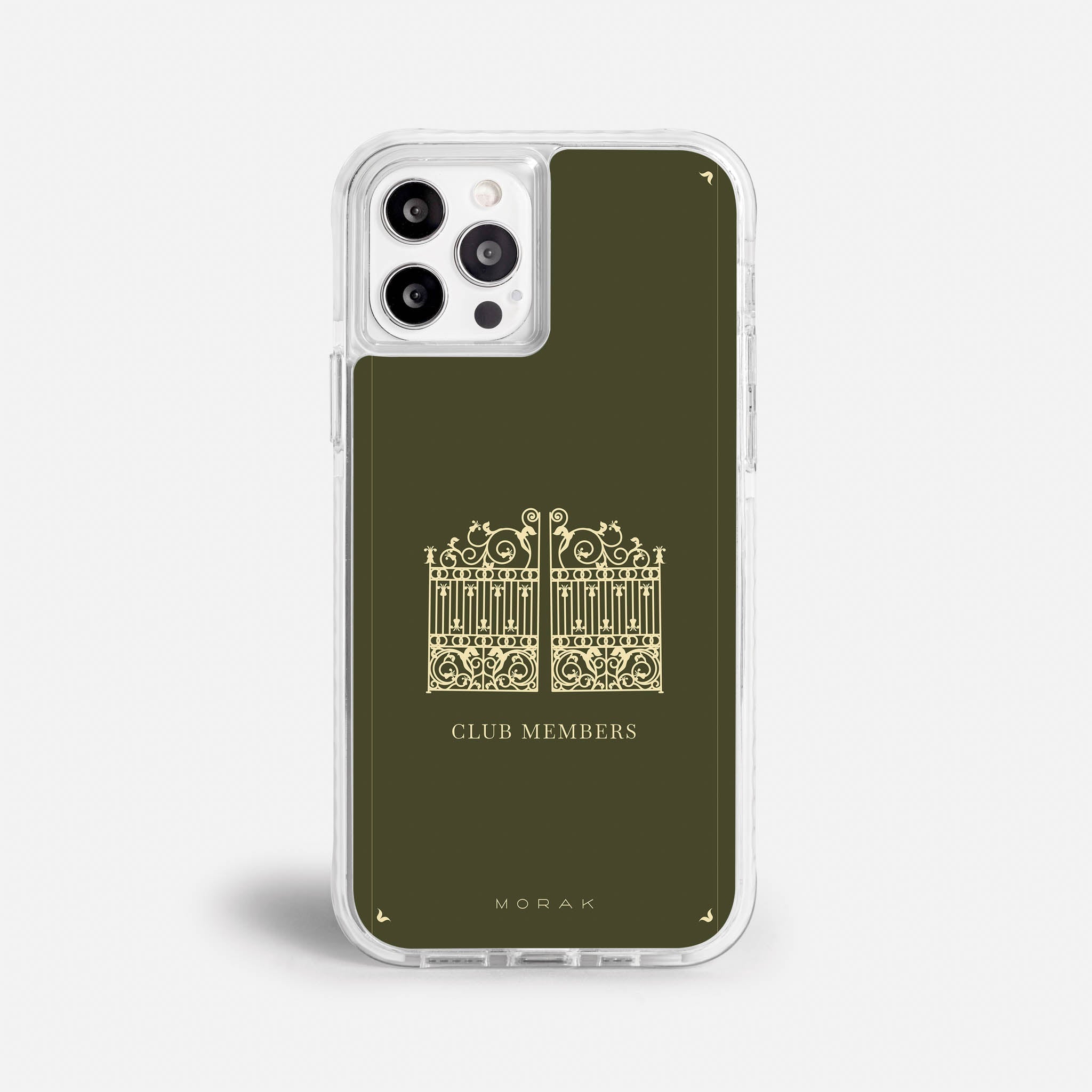 Case Green Gate - Blanco Premium – Protección antigolpe | Diseño colombiano | Morak
