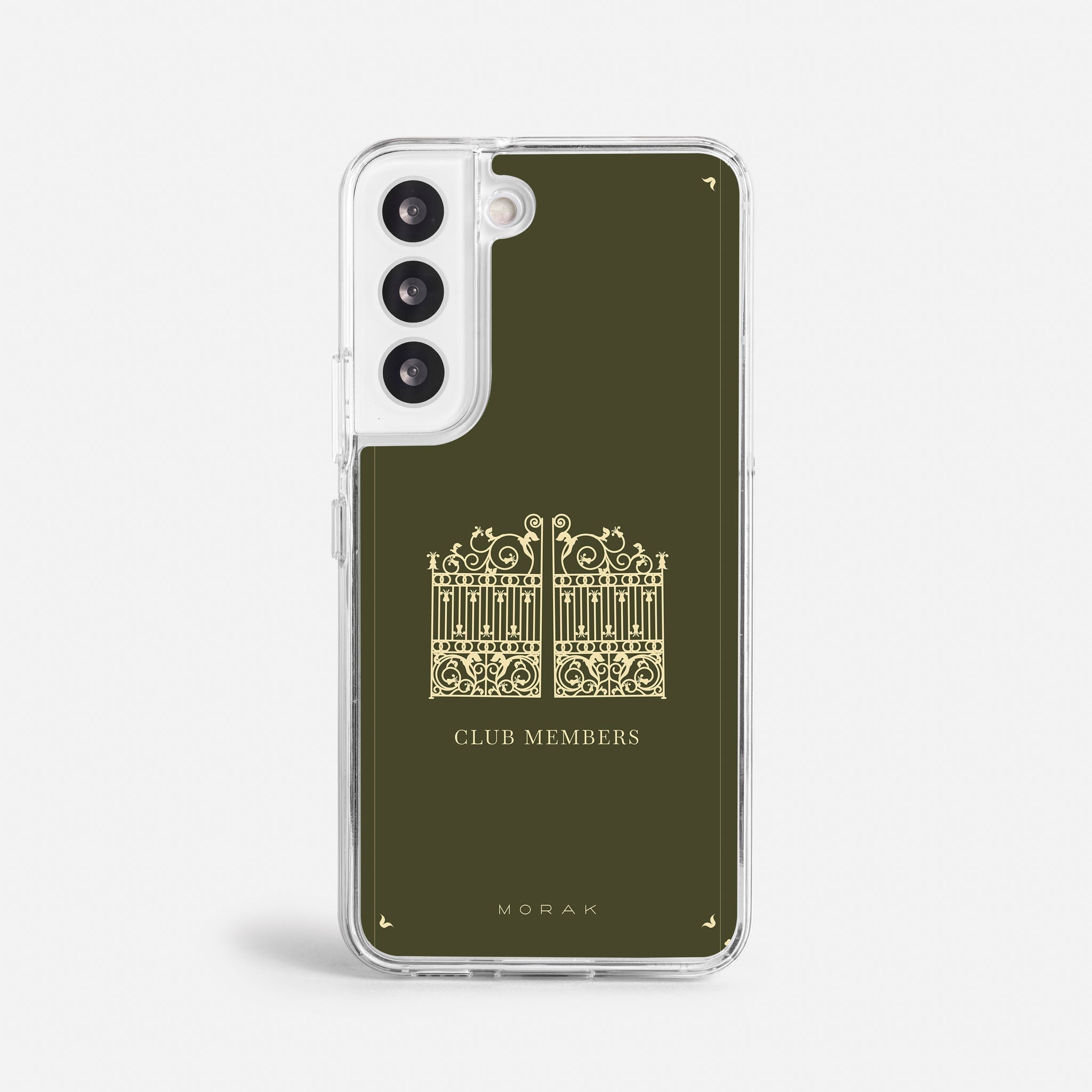 Case Green Gate - Blanco Premium – Protección antigolpe | Diseño colombiano | Morak