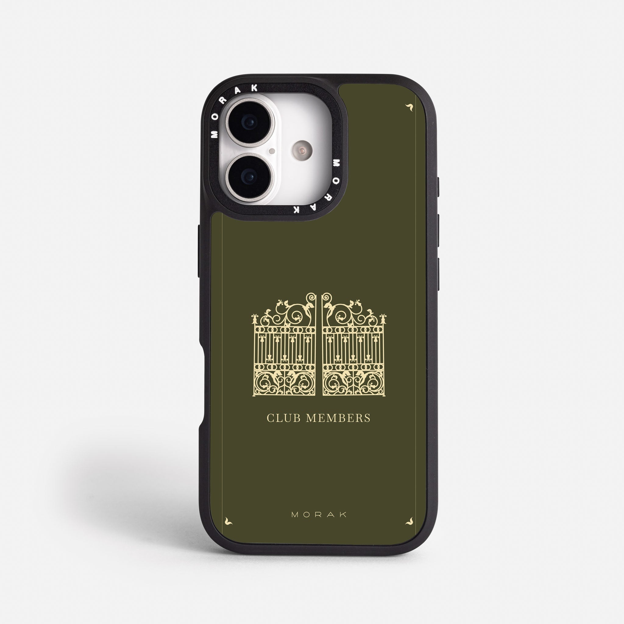 Case Green Gate - Blanco Premium – Protección antigolpe | Diseño colombiano | Morak