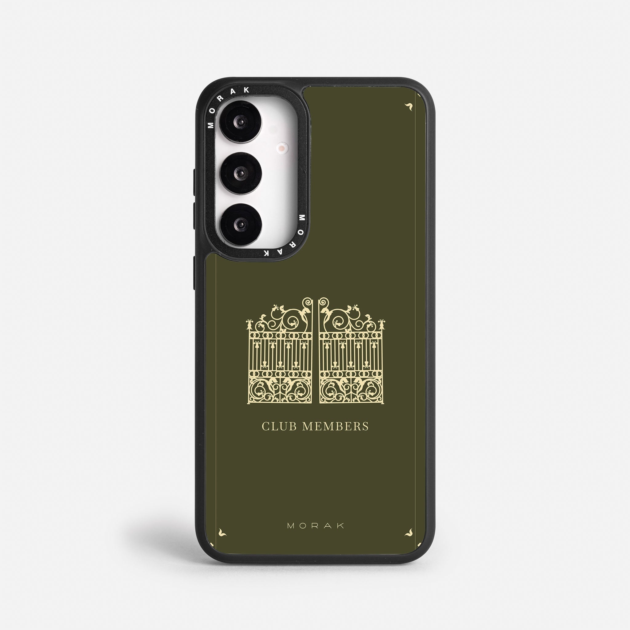 Case Green Gate - Blanco Premium – Protección antigolpe | Diseño colombiano | Morak
