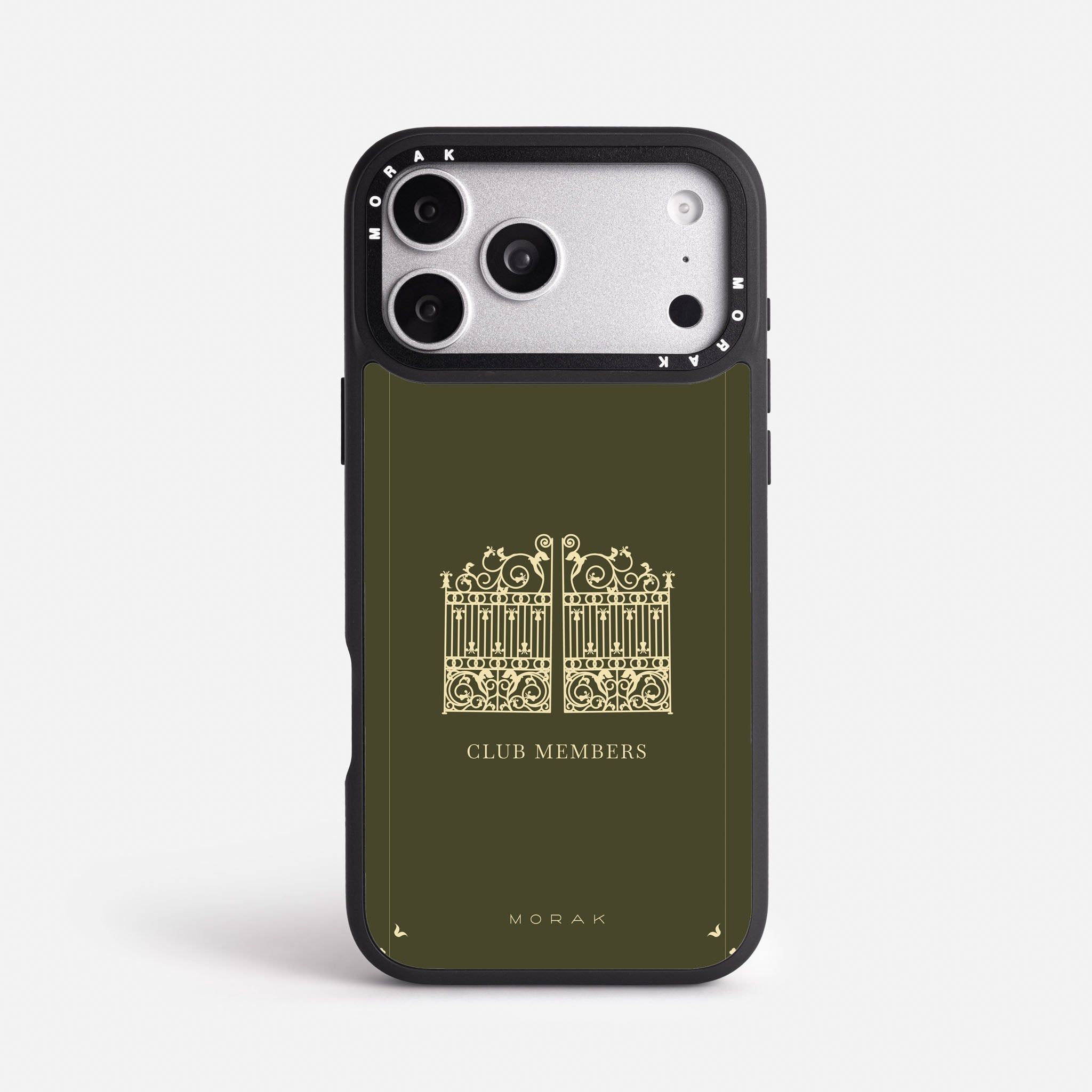 Case Green Gate - Blanco Premium – Protección antigolpe | Diseño colombiano | Morak