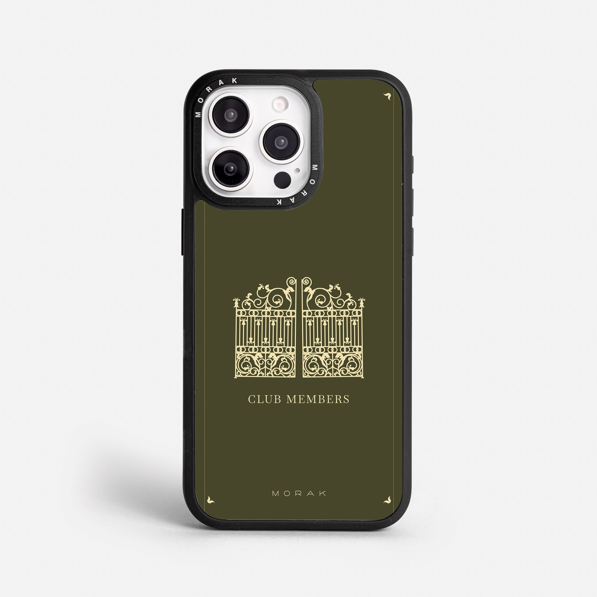Case Green Gate - Blanco Premium – Protección antigolpe | Diseño colombiano | Morak
