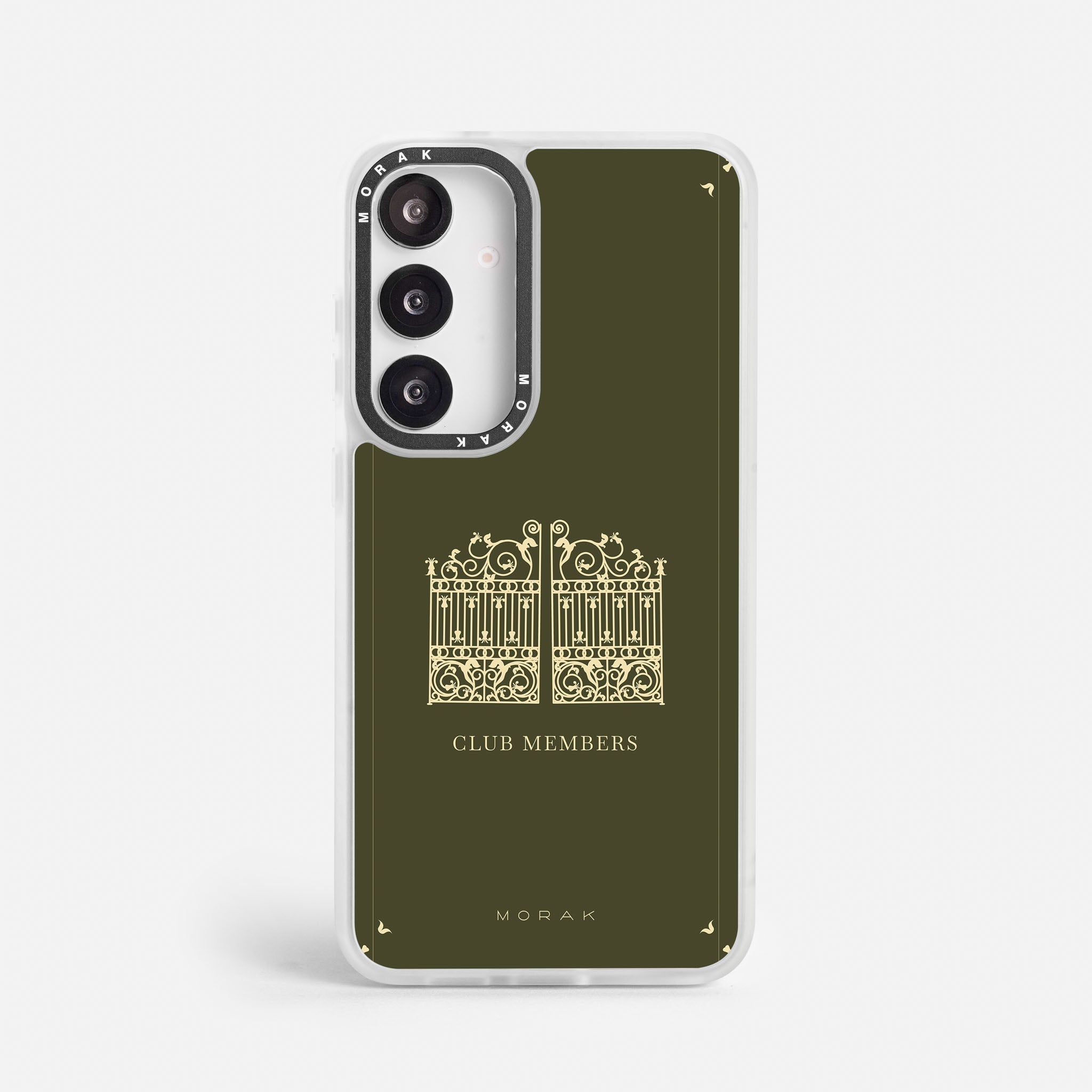 Case Green Gate - Blanco Premium – Protección antigolpe | Diseño colombiano | Morak