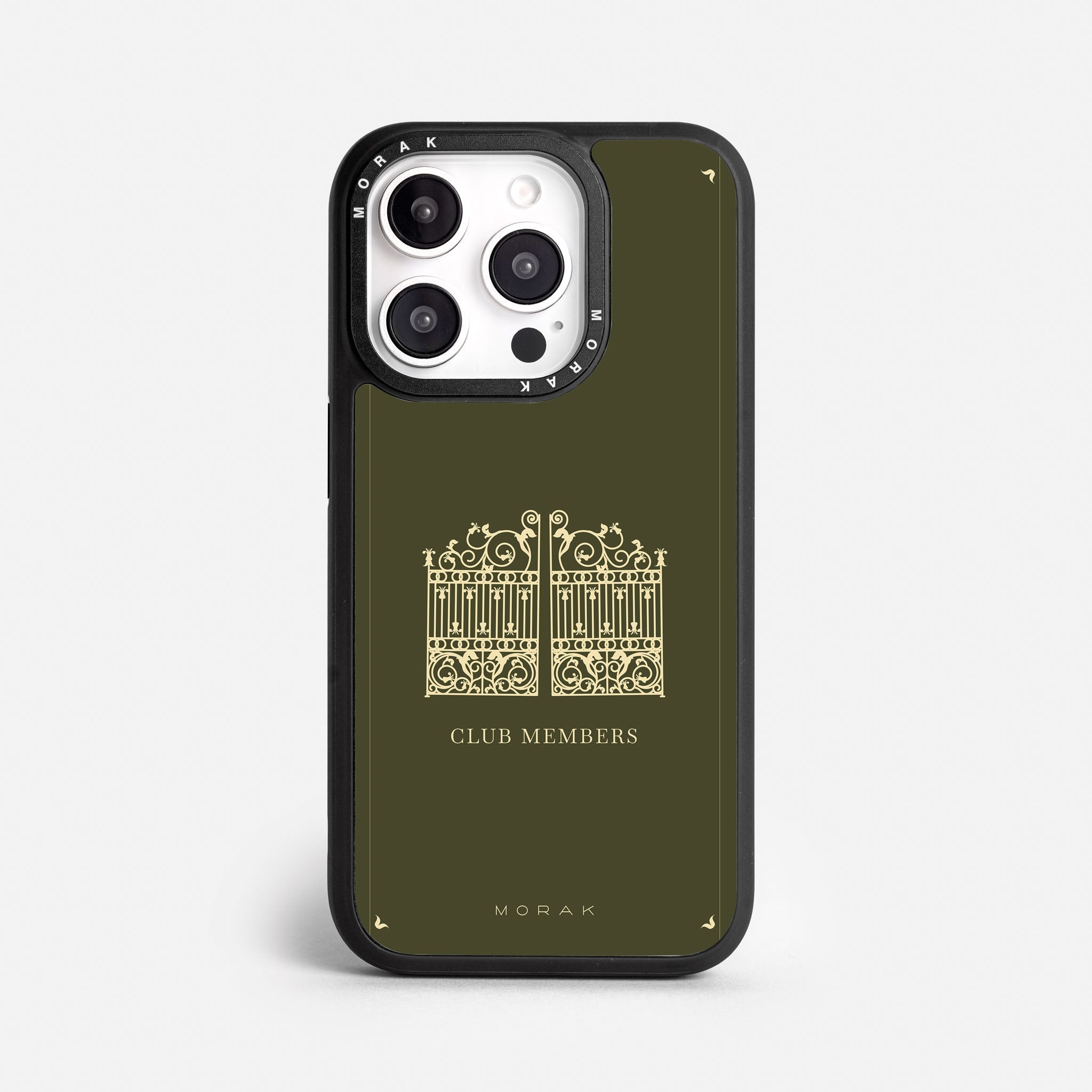 Case Green Gate - Blanco Premium – Protección antigolpe | Diseño colombiano | Morak