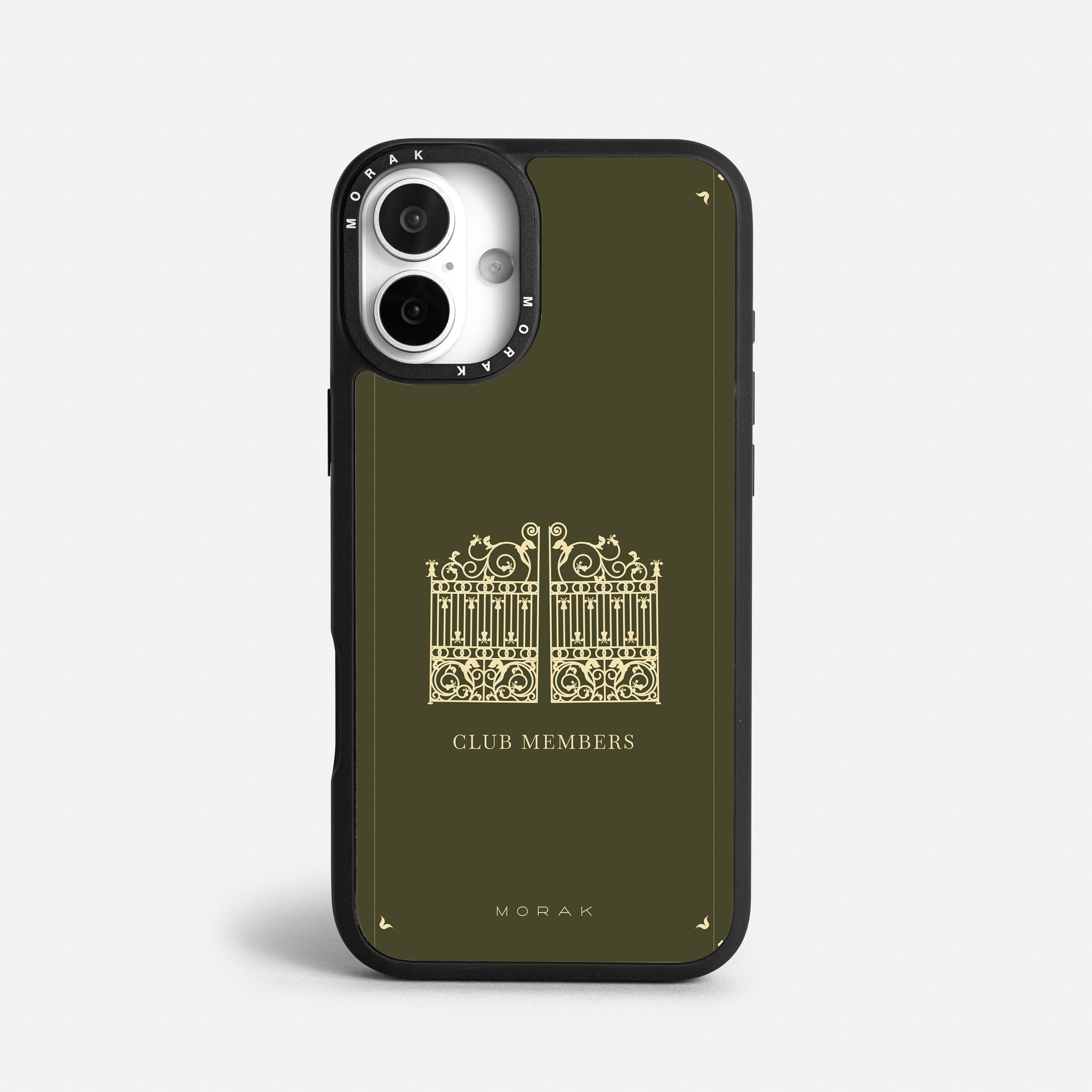 Case Green Gate - Blanco Premium – Protección antigolpe | Diseño colombiano | Morak