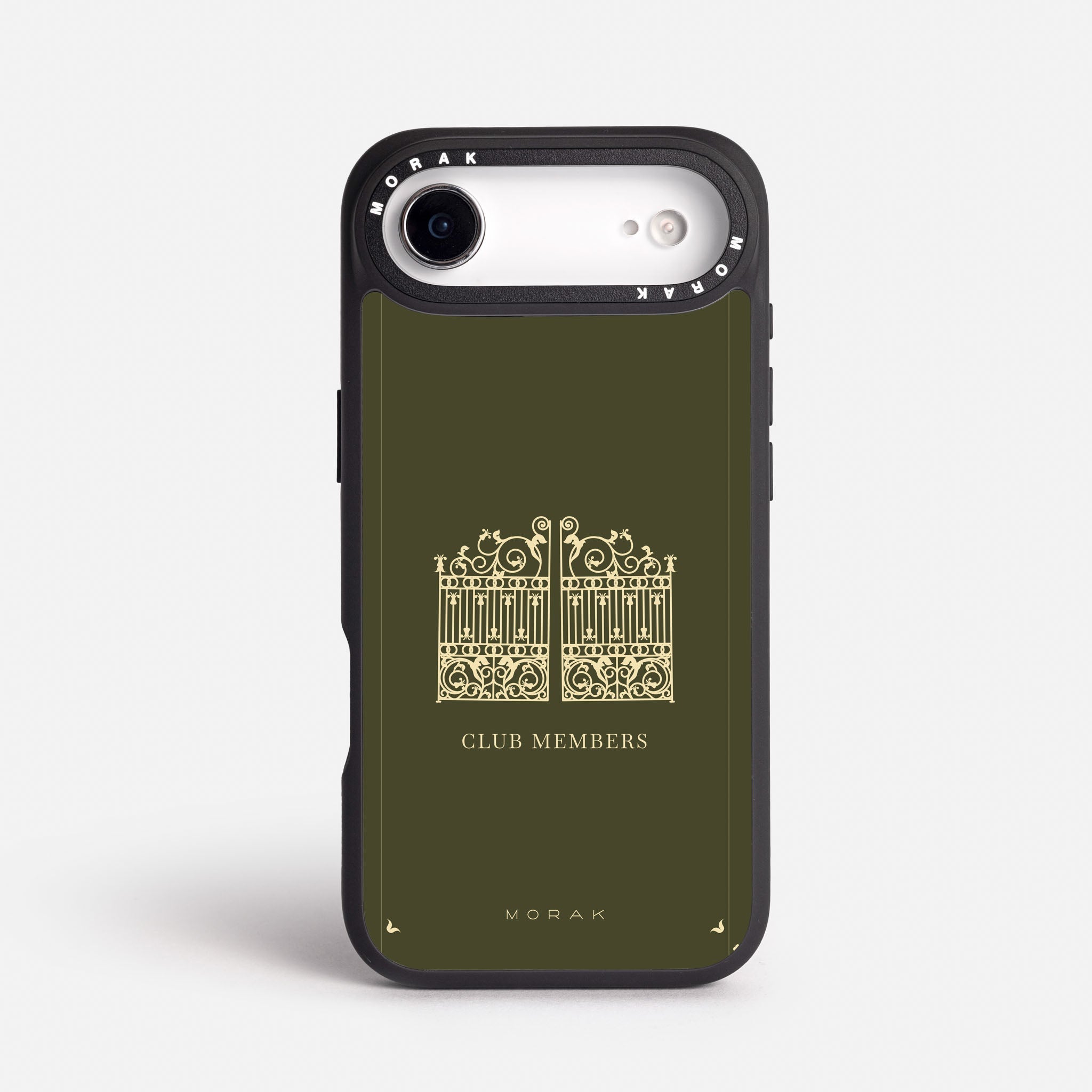 Case Green Gate - Blanco Premium – Protección antigolpe | Diseño colombiano | Morak