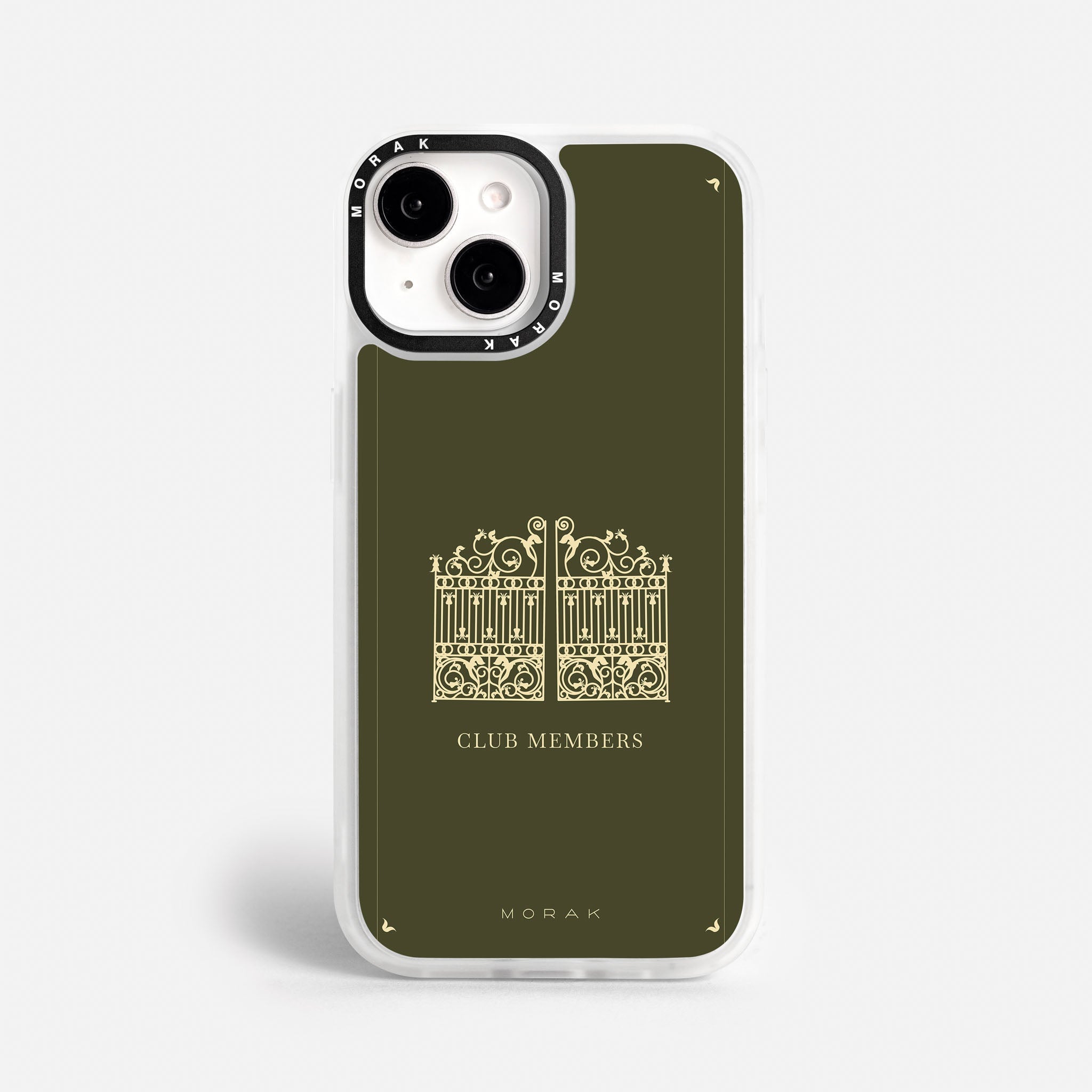 Case Green Gate - Blanco Premium – Protección antigolpe | Diseño colombiano | Morak