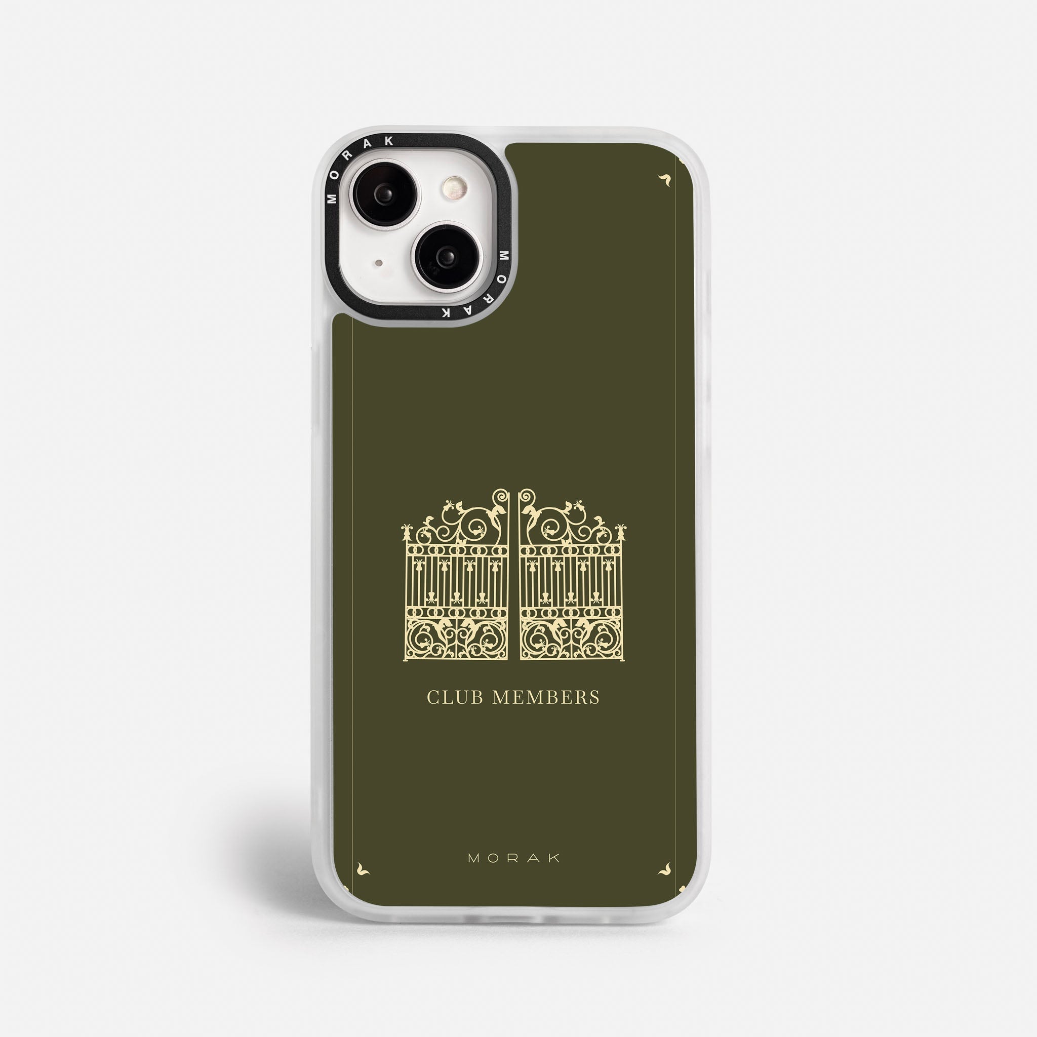 Case Green Gate - Blanco Premium – Protección antigolpe | Diseño colombiano | Morak