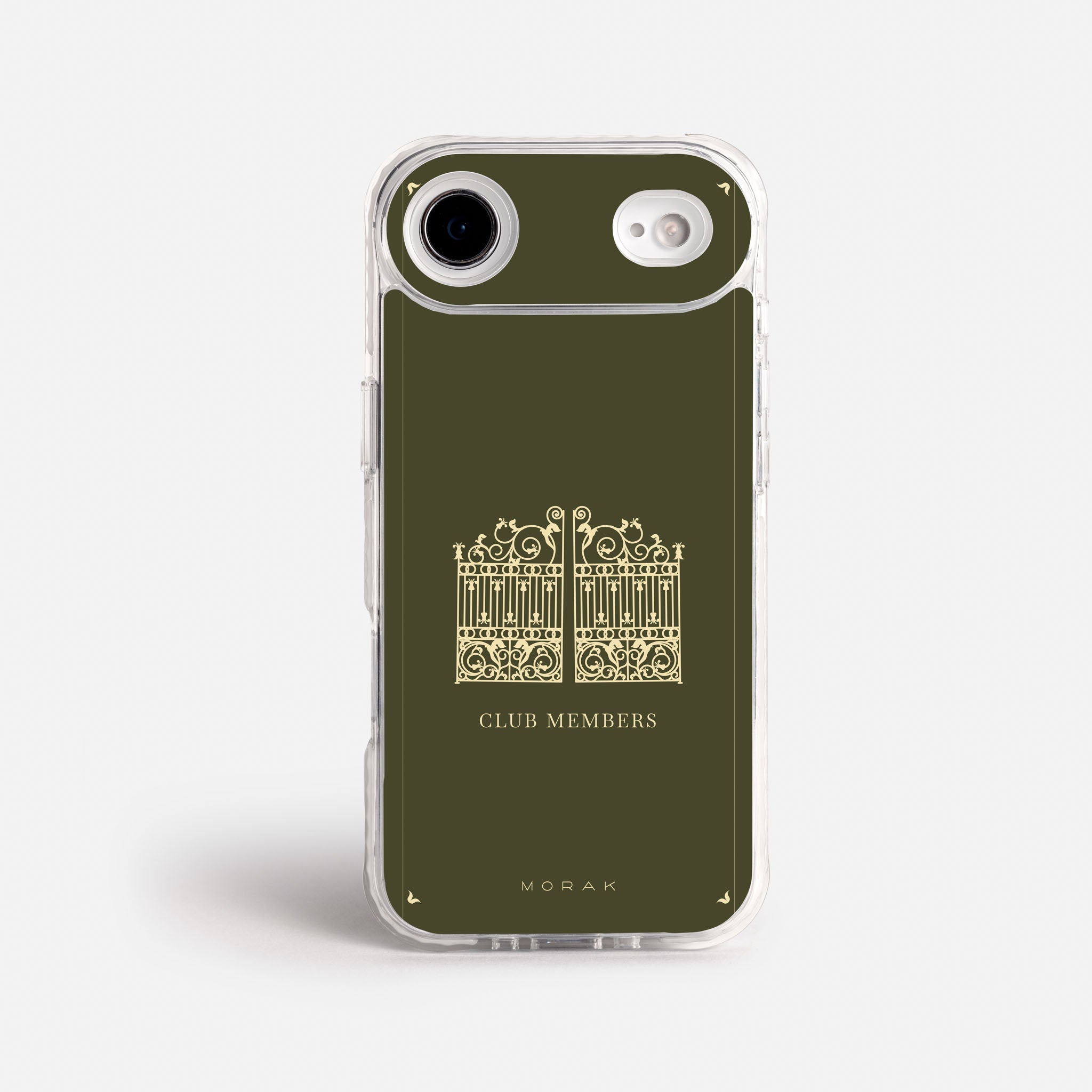 Case Green Gate - Blanco Premium – Protección antigolpe | Diseño colombiano | Morak