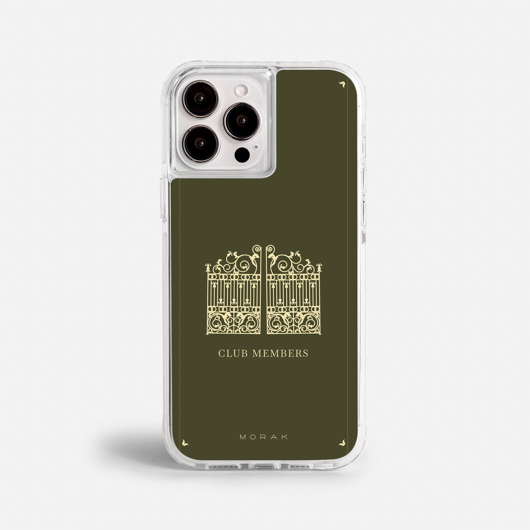Case Green Gate - Blanco Premium – Protección antigolpe | Diseño colombiano | Morak