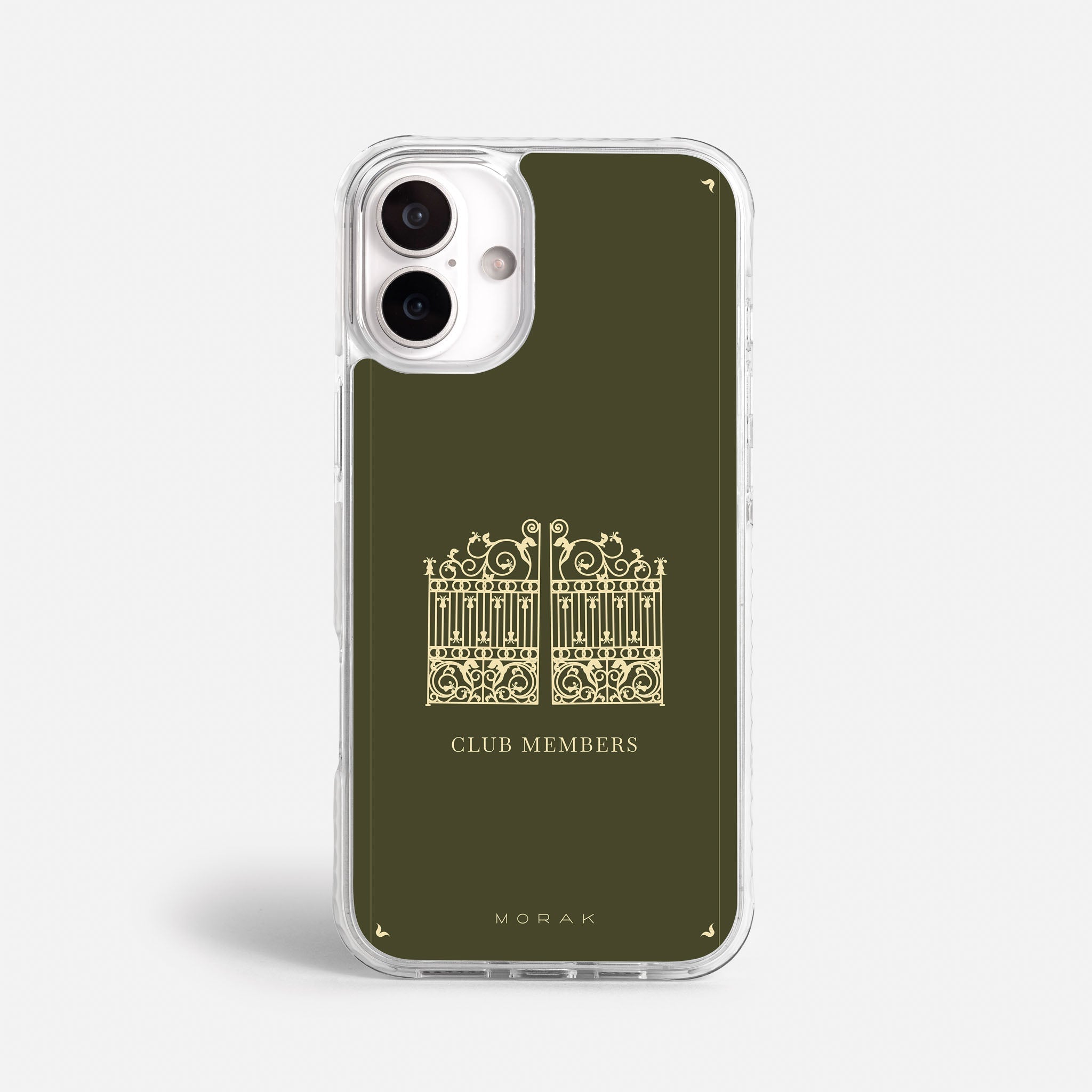 Case Green Gate - Blanco Premium – Protección antigolpe | Diseño colombiano | Morak
