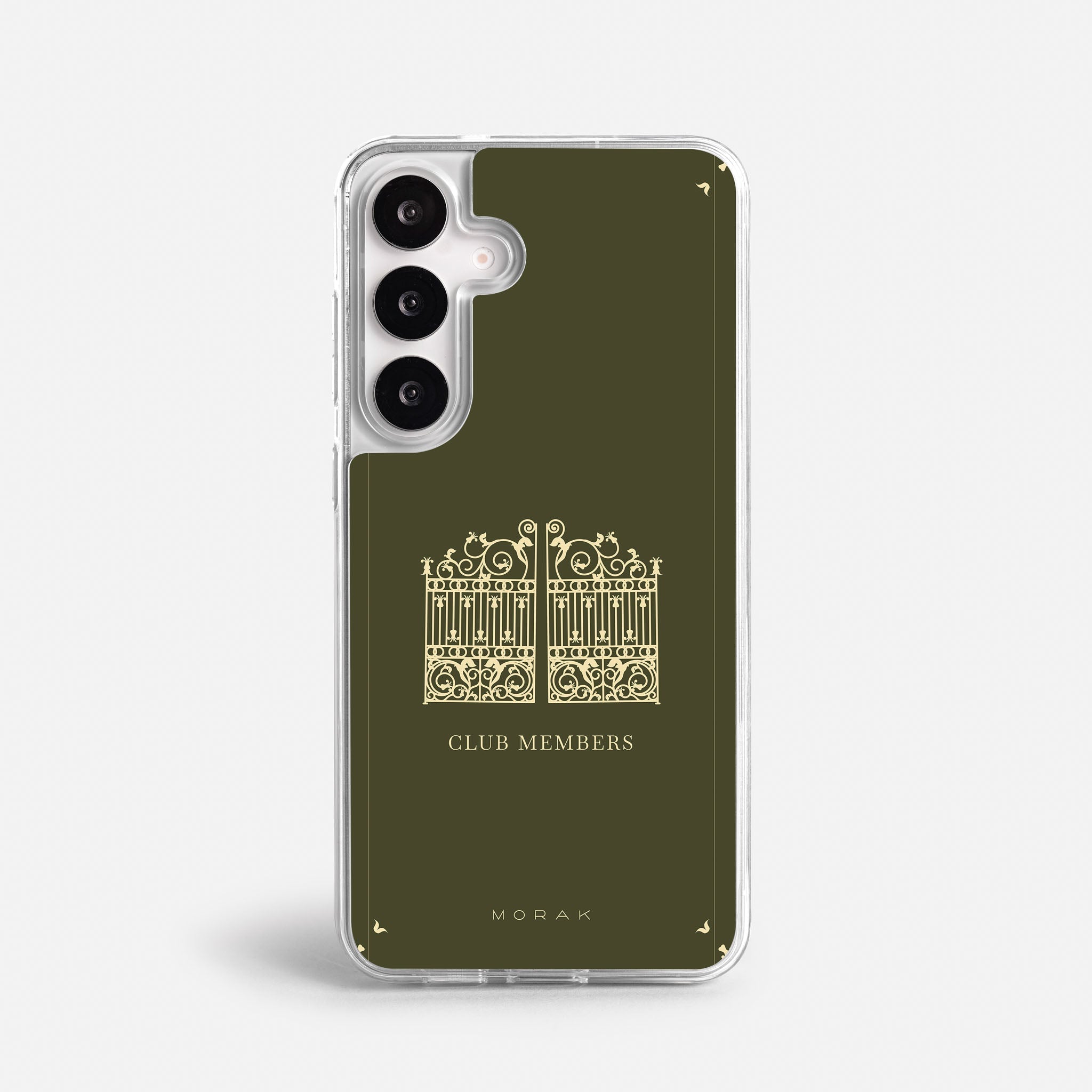 Case Green Gate - Blanco Premium – Protección antigolpe | Diseño colombiano | Morak