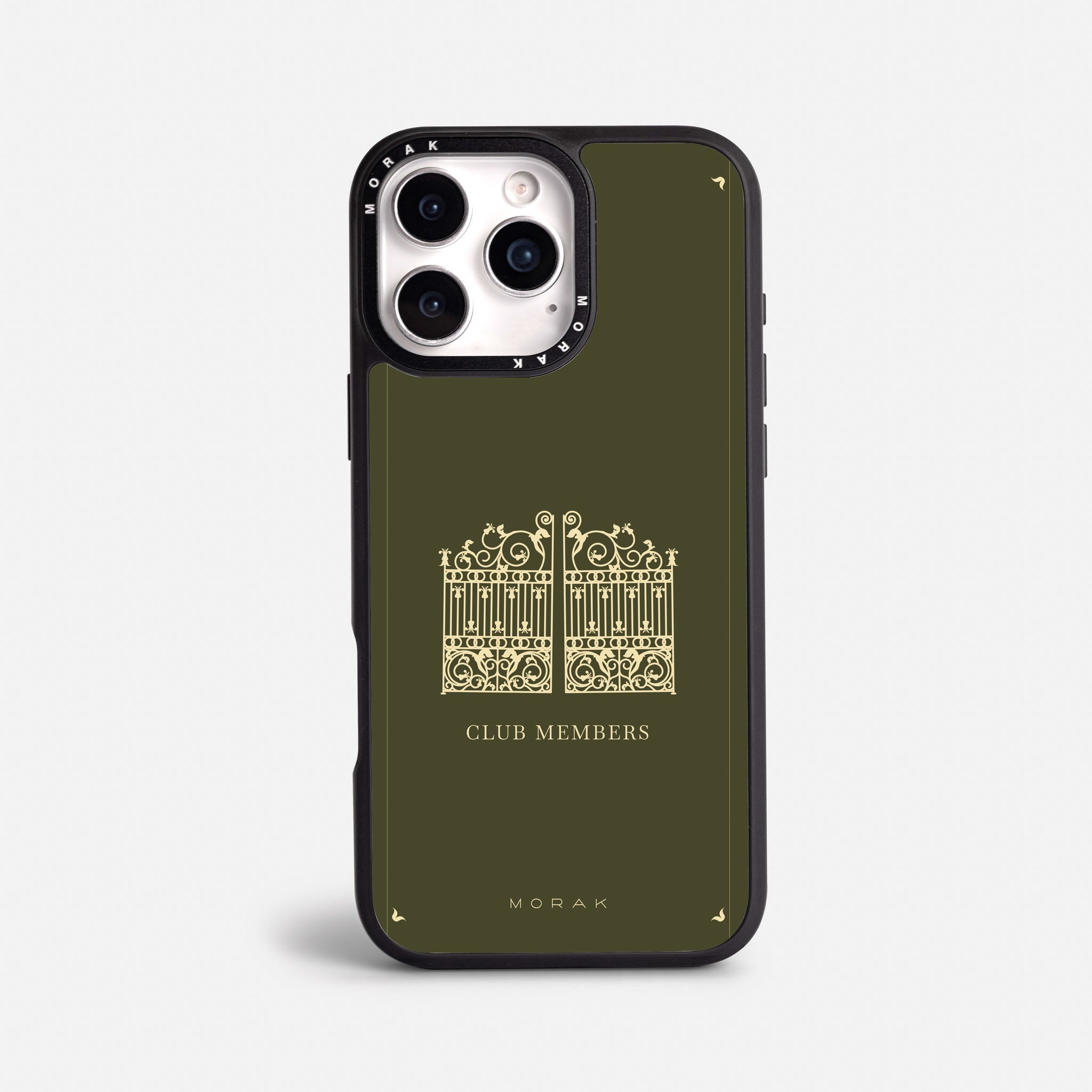 Case Green Gate - Blanco Premium – Protección antigolpe | Diseño colombiano | Morak