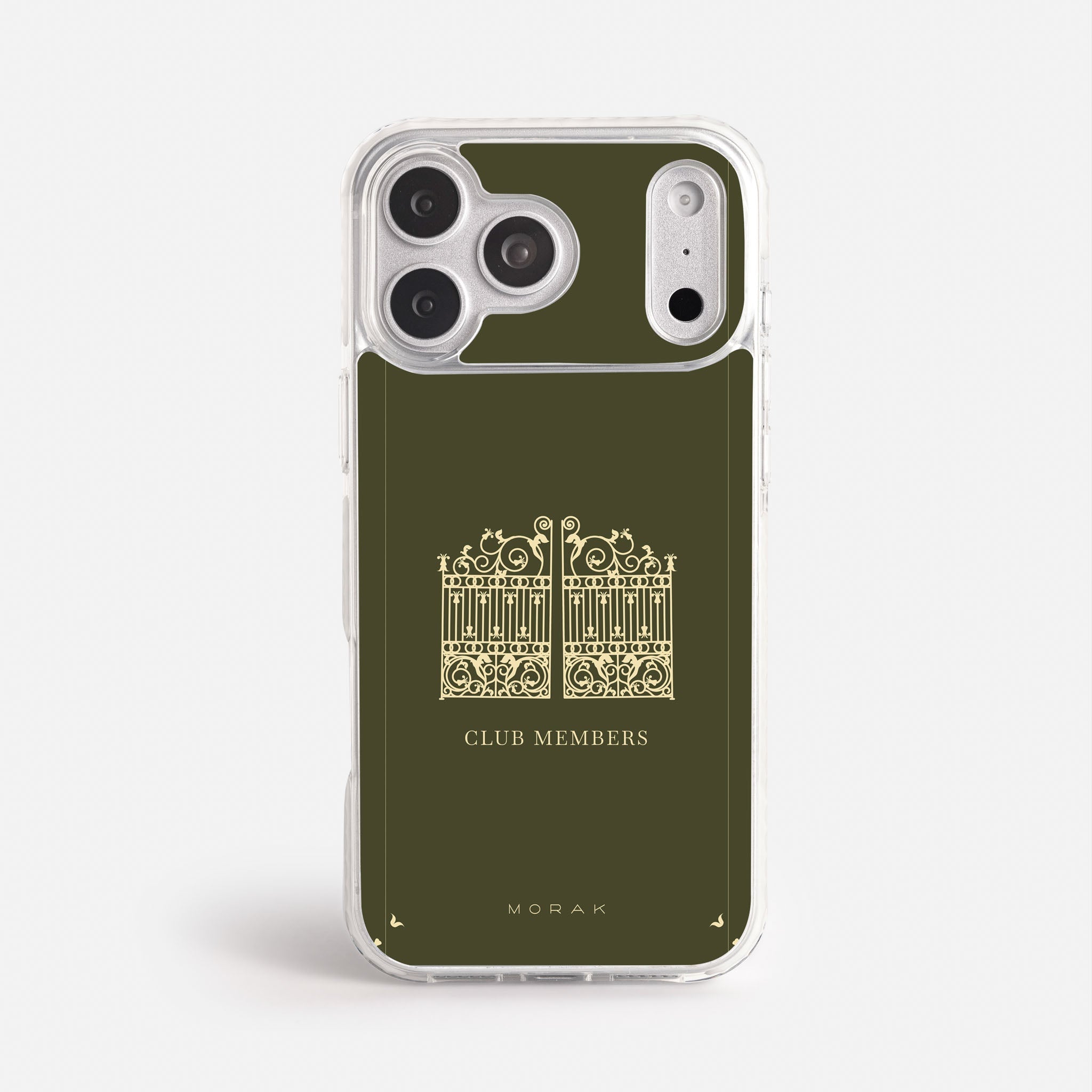 Case Green Gate - Blanco Premium – Protección antigolpe | Diseño colombiano | Morak