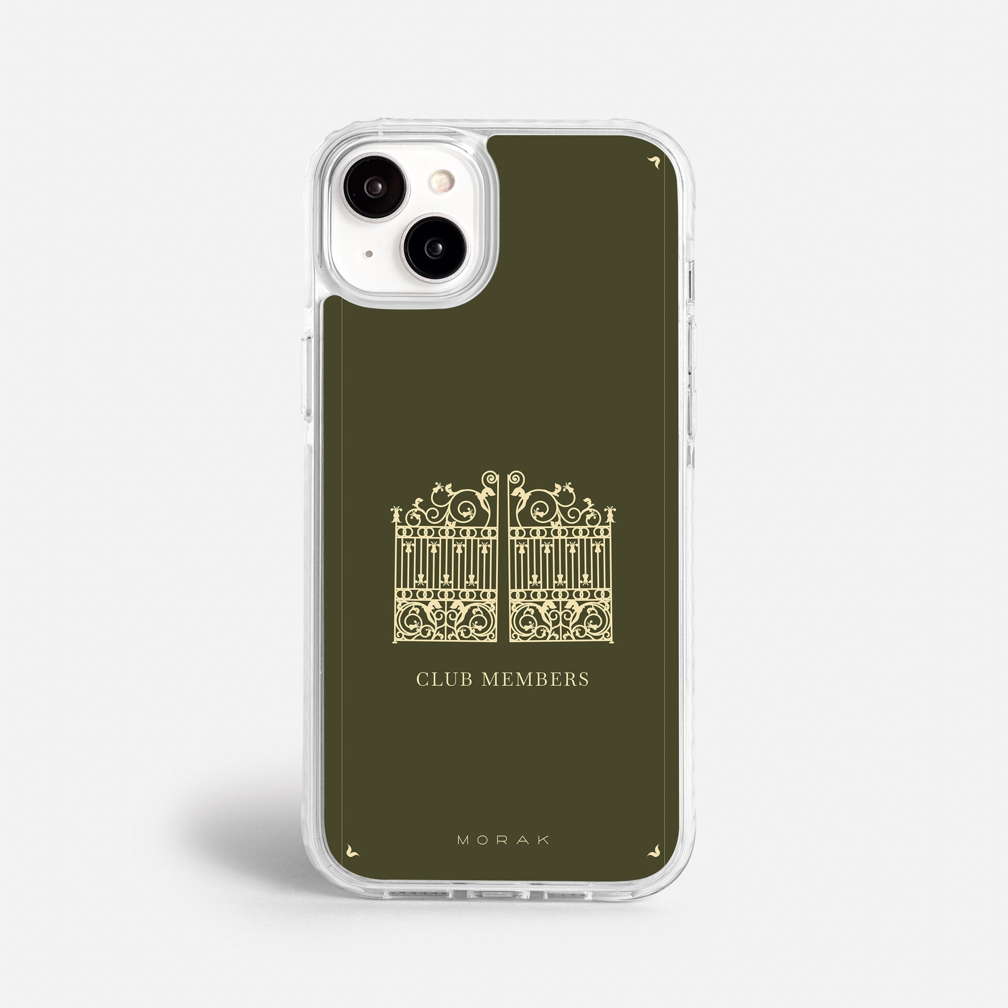 Case Green Gate - Blanco Premium – Protección antigolpe | Diseño colombiano | Morak