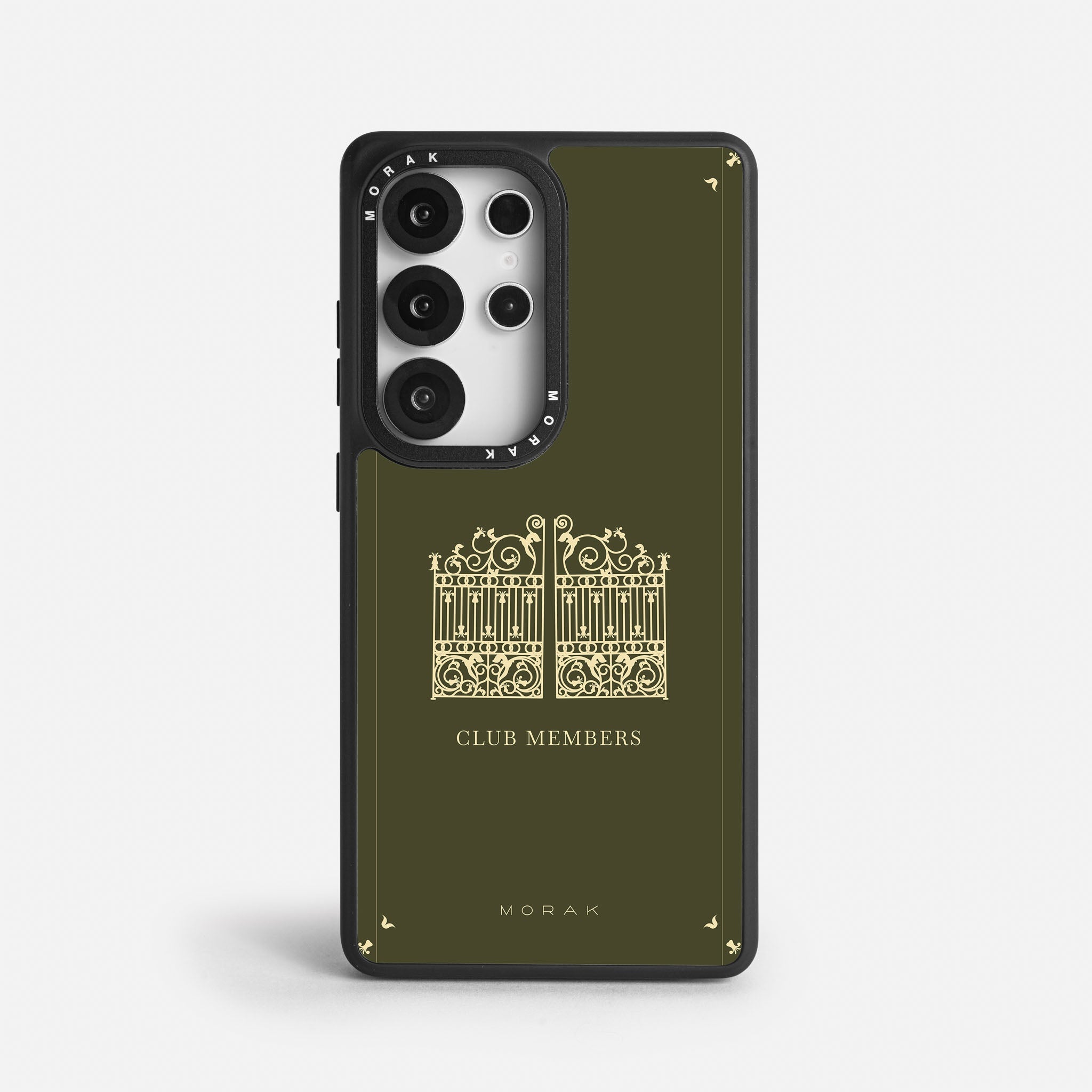Case Green Gate - Blanco Premium – Protección antigolpe | Diseño colombiano | Morak