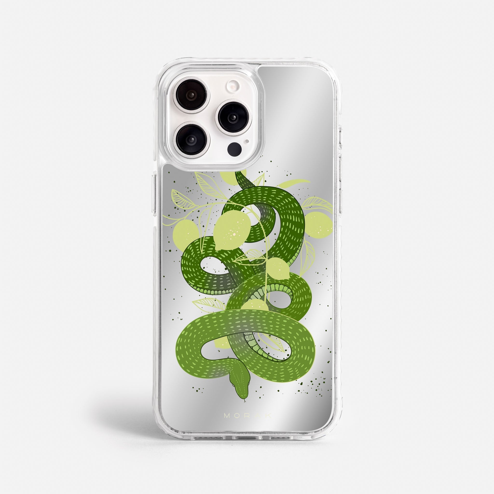 Case Green Snake - Espejo Premium – Protección antigolpe | Diseño colombiano | Morak