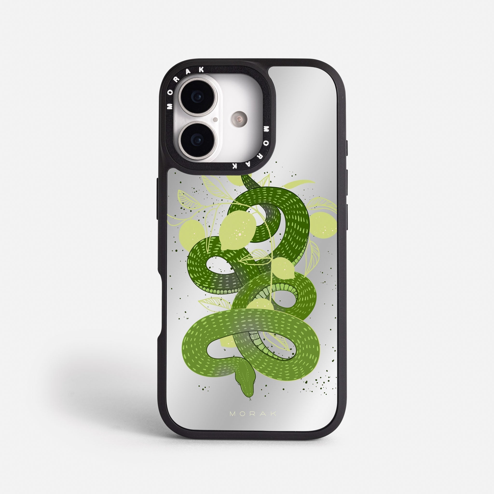 Case Green Snake - Espejo Premium – Protección antigolpe | Diseño colombiano | Morak