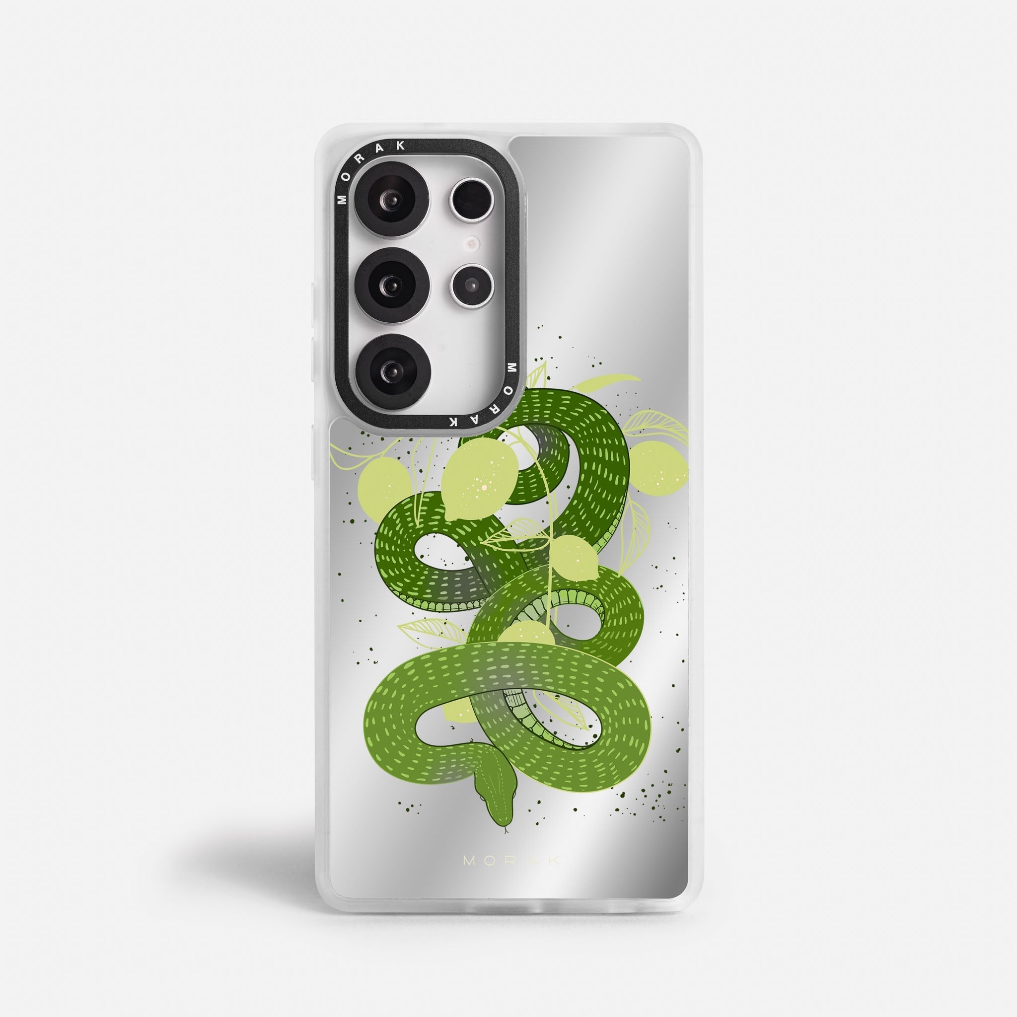 Case Green Snake - Espejo Premium – Protección antigolpe | Diseño colombiano | Morak