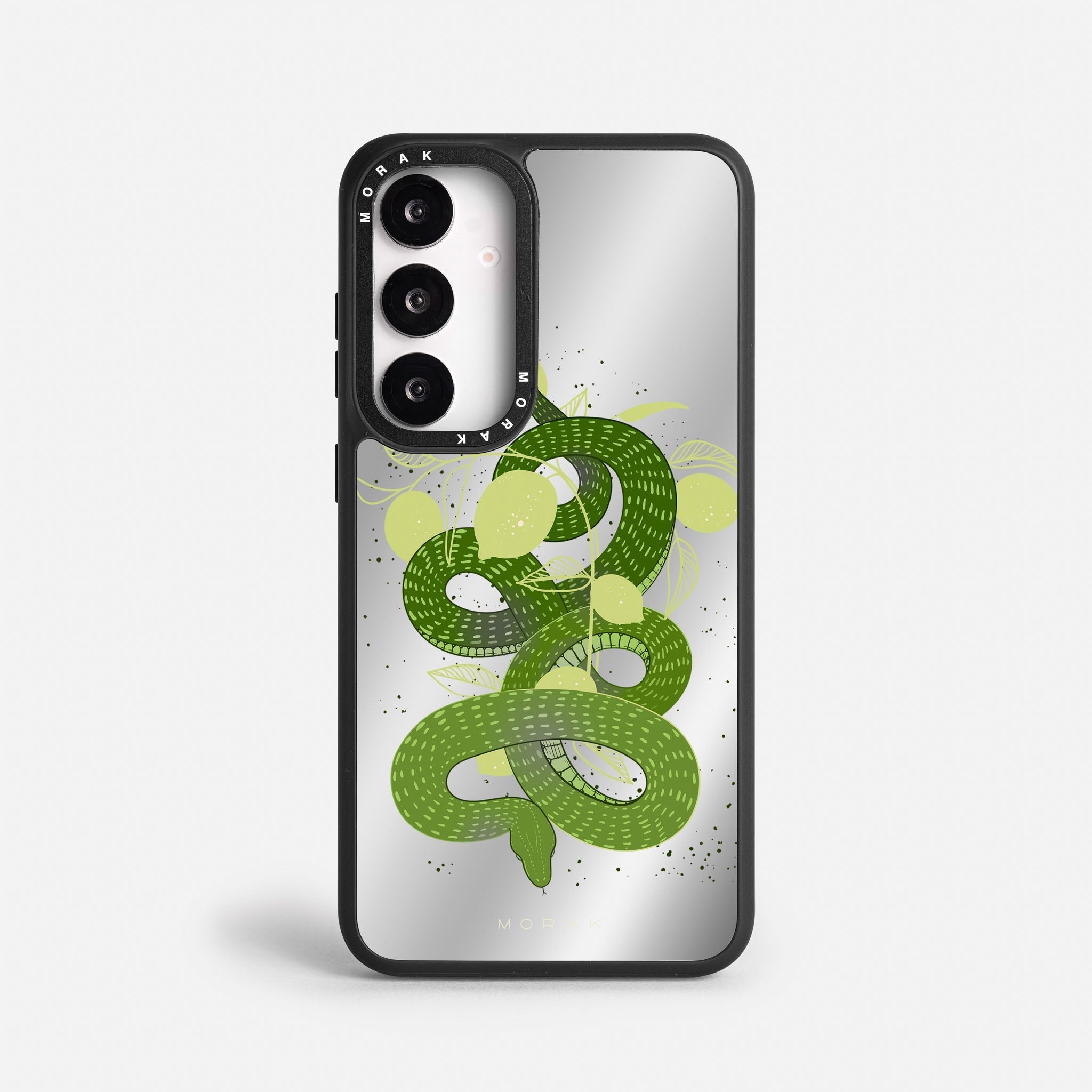 Case Green Snake - Espejo Premium – Protección antigolpe | Diseño colombiano | Morak