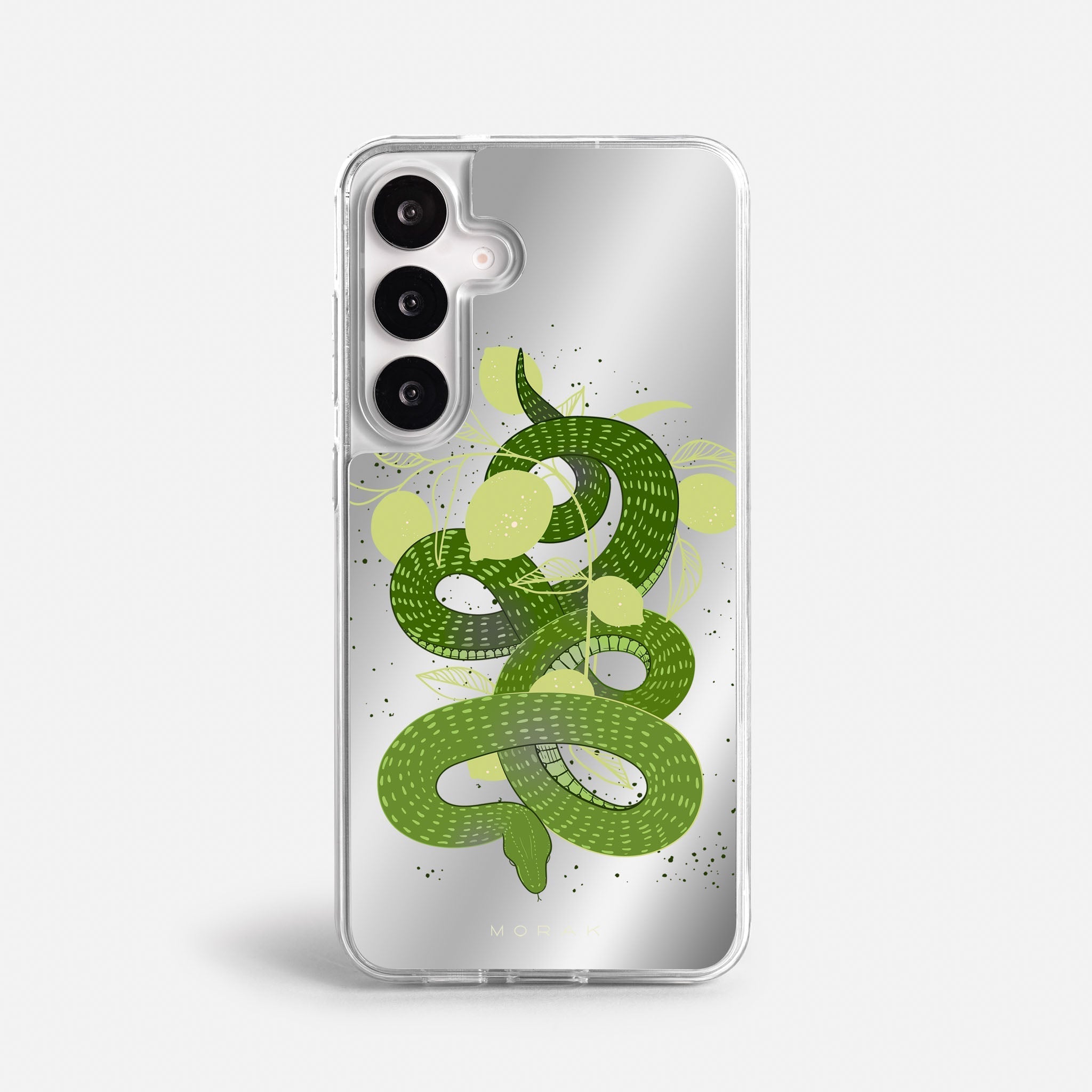 Case Green Snake - Espejo Premium – Protección antigolpe | Diseño colombiano | Morak