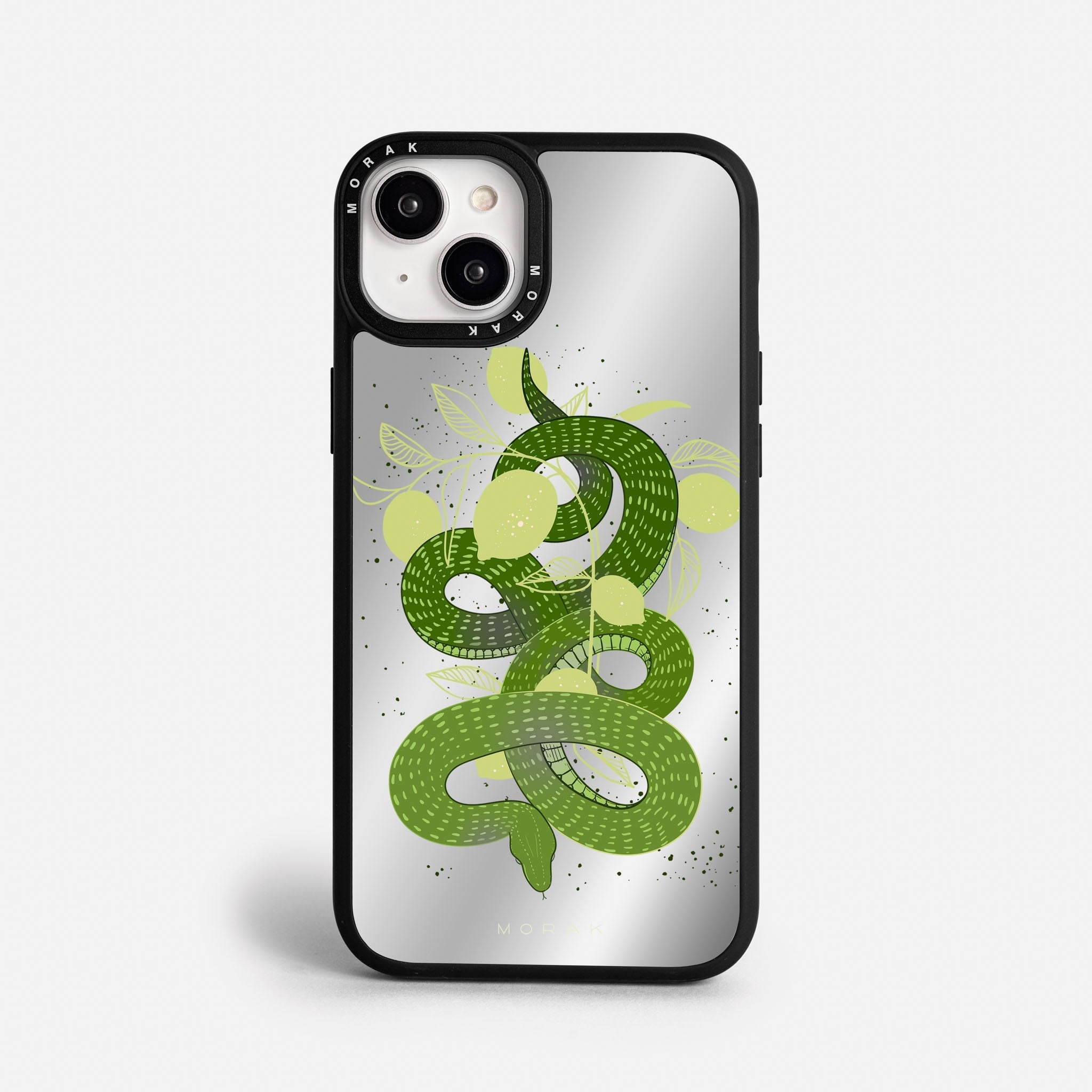 Case Green Snake - Espejo Premium – Protección antigolpe | Diseño colombiano | Morak