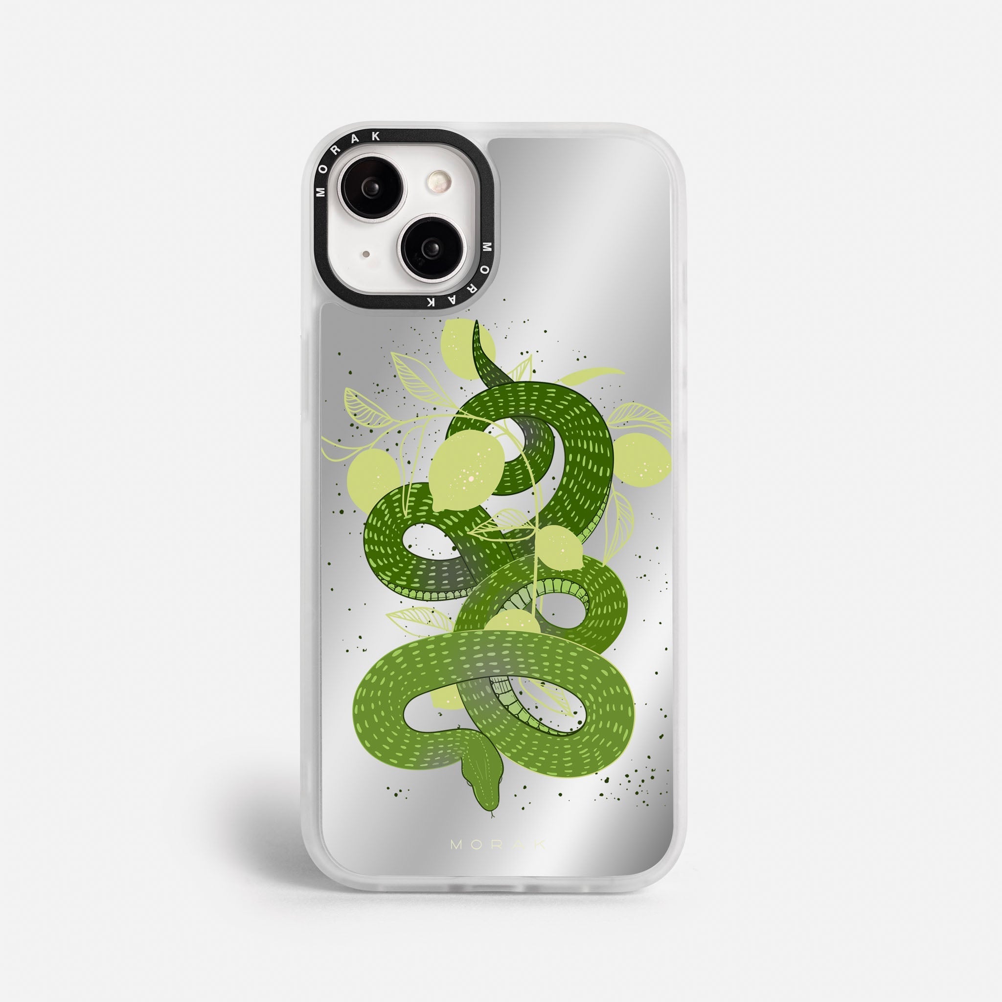 Case Green Snake - Espejo Premium – Protección antigolpe | Diseño colombiano | Morak