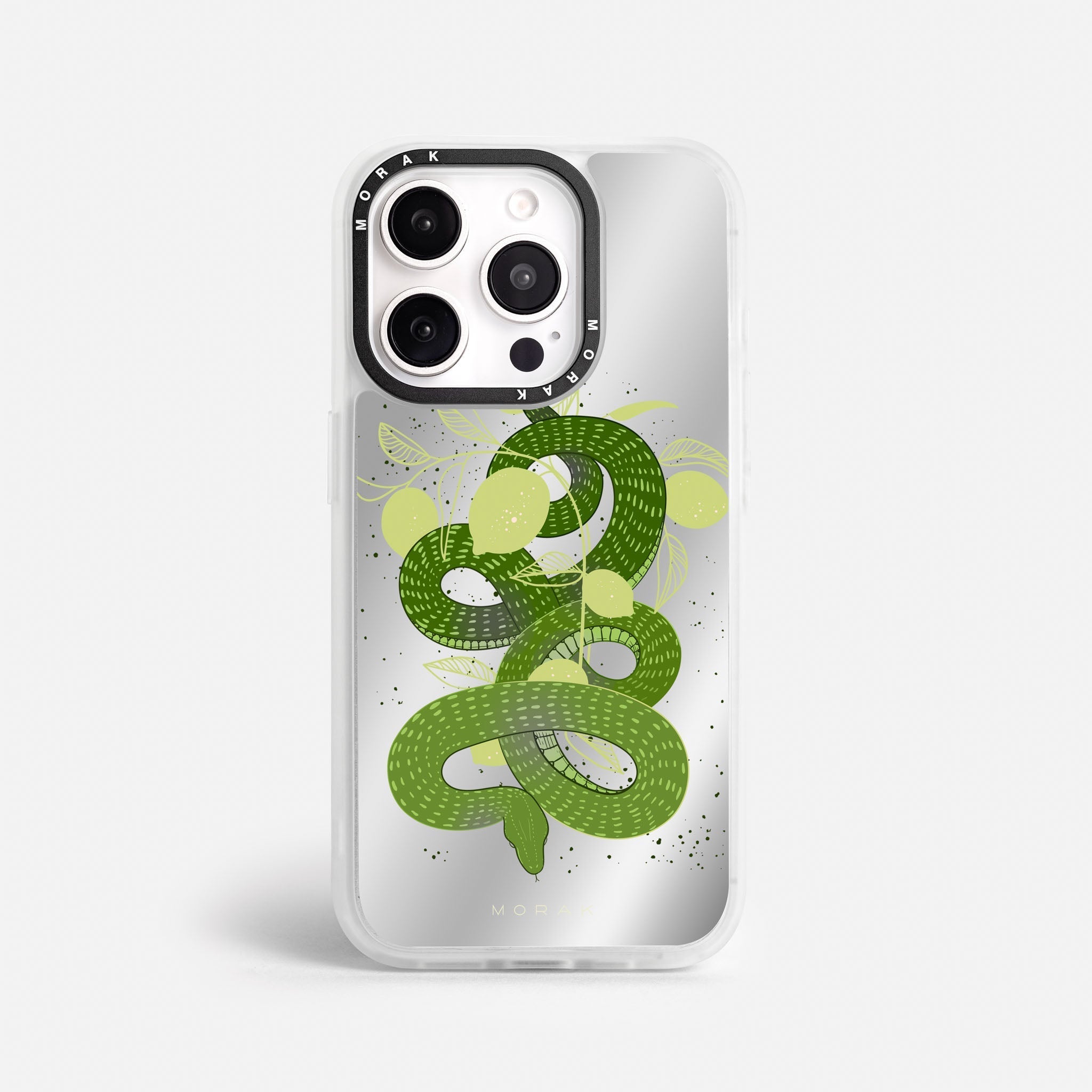 Case Green Snake - Espejo Premium – Protección antigolpe | Diseño colombiano | Morak