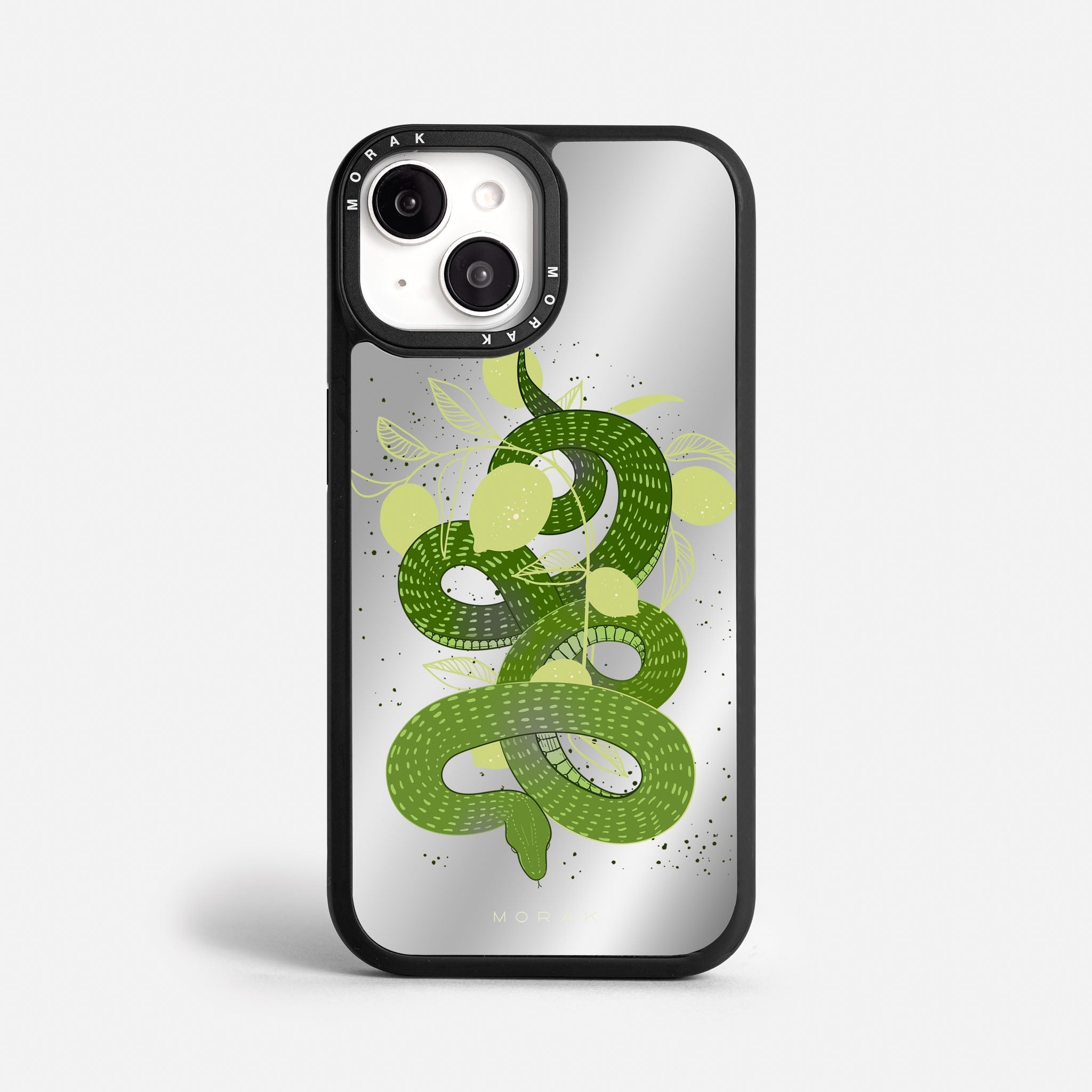 Case Green Snake - Espejo Premium – Protección antigolpe | Diseño colombiano | Morak