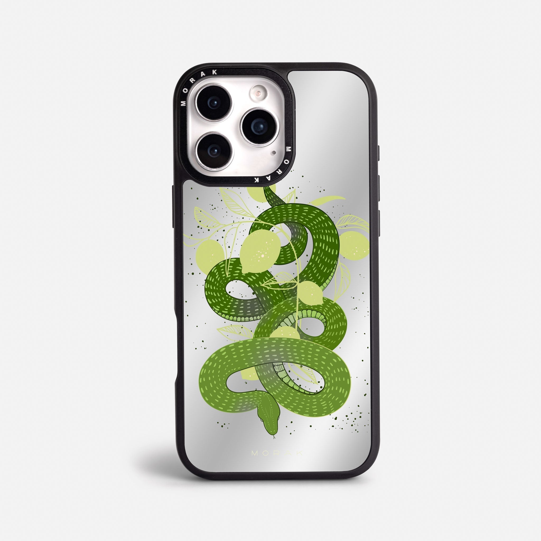 Case Green Snake - Espejo Premium – Protección antigolpe | Diseño colombiano | Morak