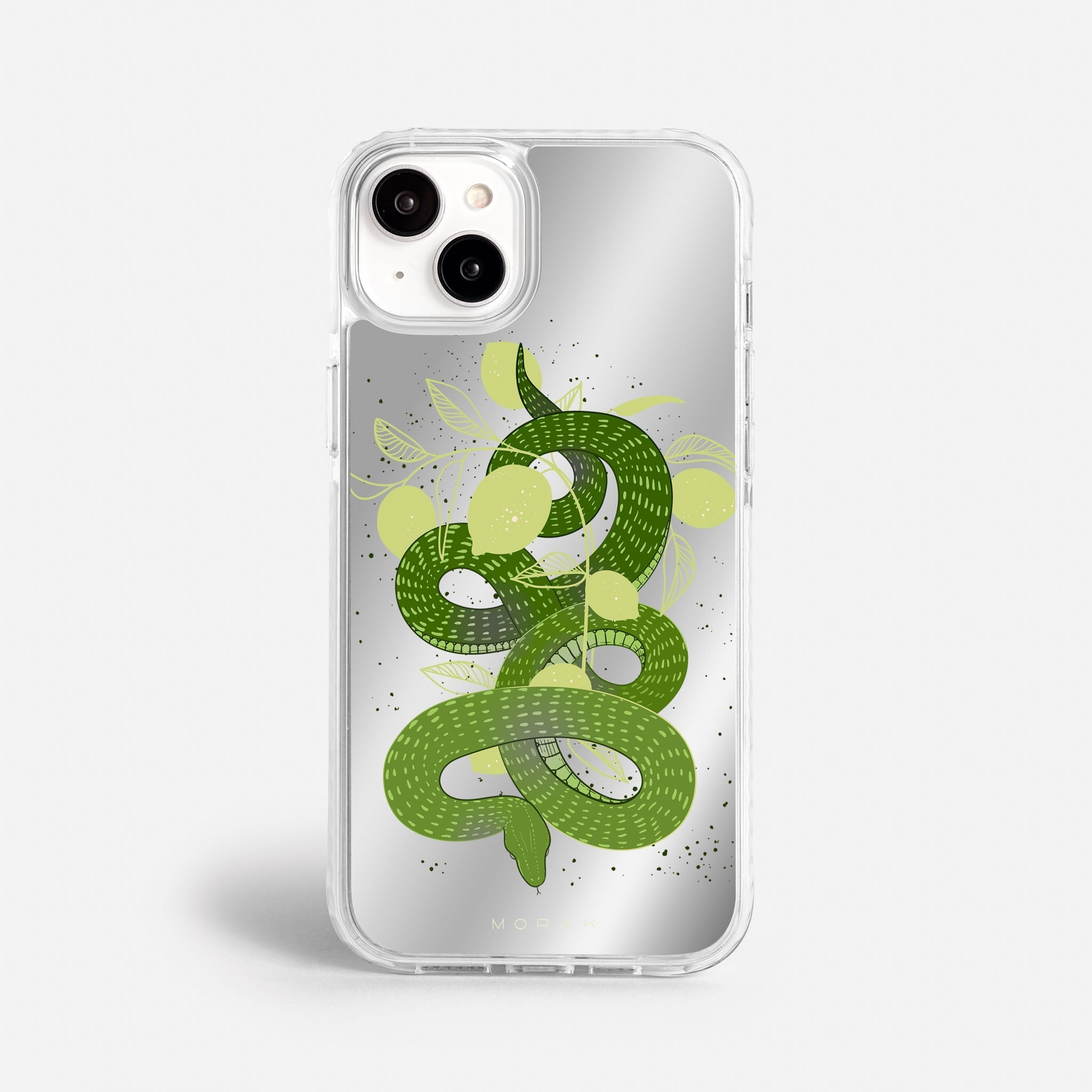 Case Green Snake - Espejo Premium – Protección antigolpe | Diseño colombiano | Morak