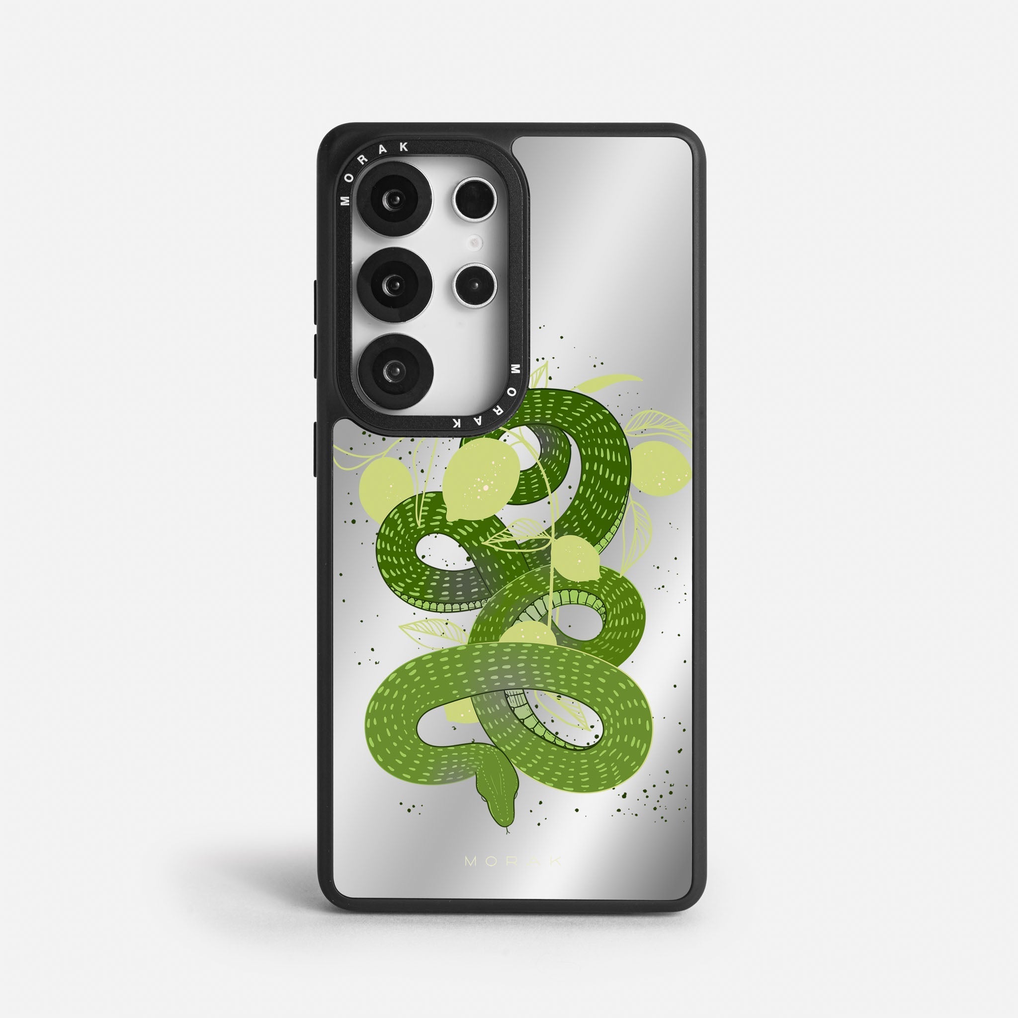 Case Green Snake - Espejo Premium – Protección antigolpe | Diseño colombiano | Morak