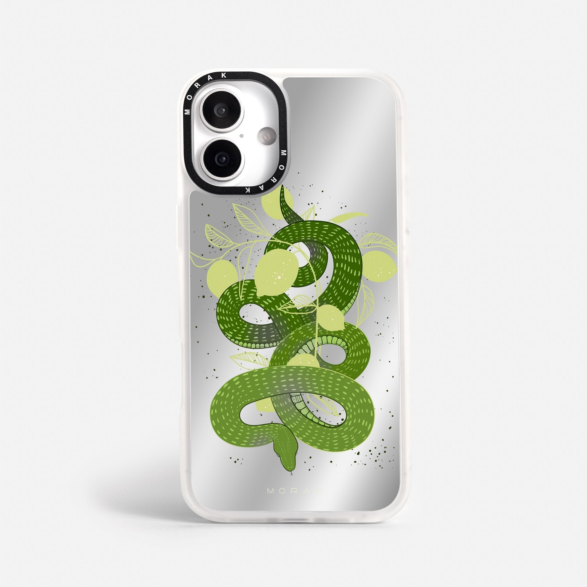 Case Green Snake - Espejo Premium – Protección antigolpe | Diseño colombiano | Morak
