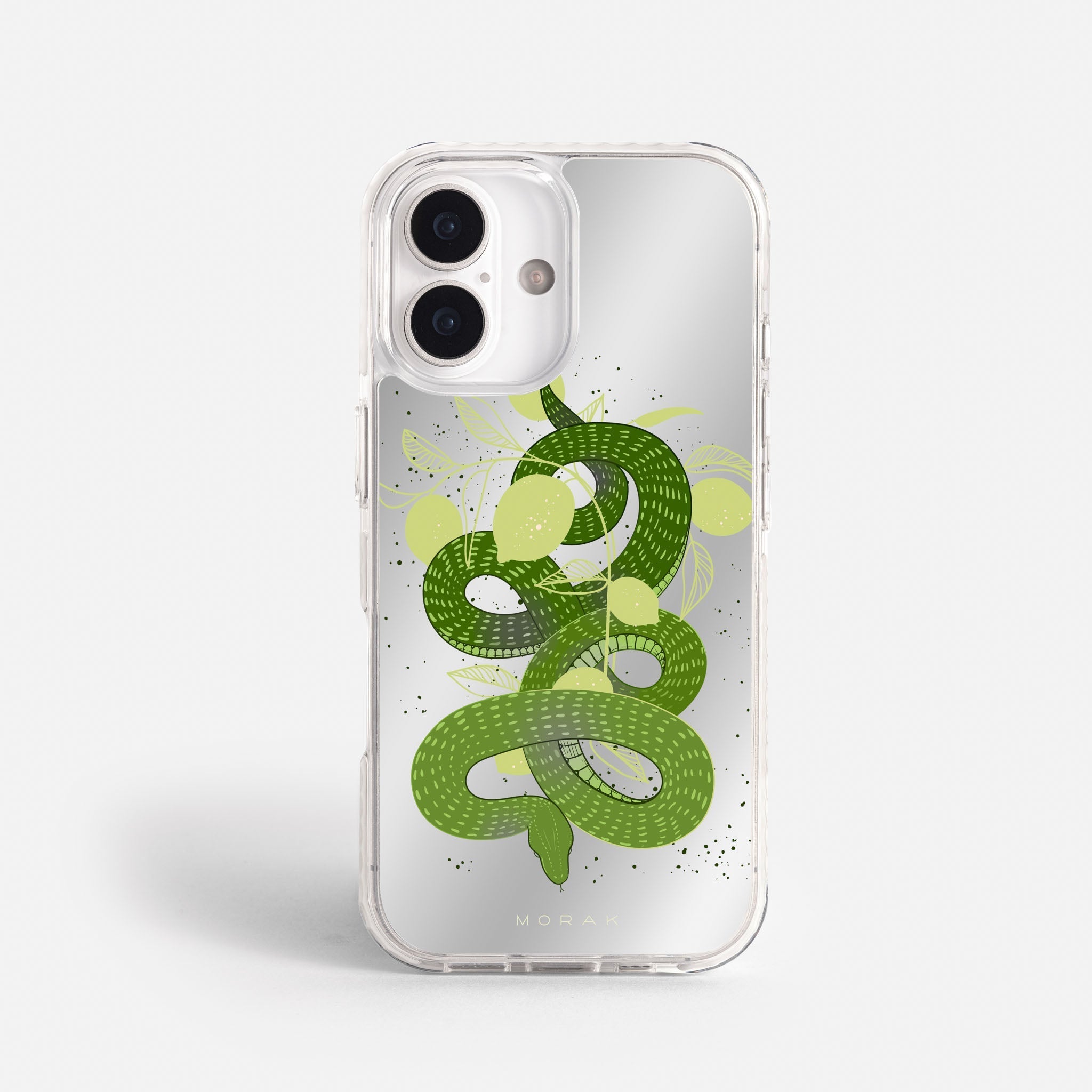 Case Green Snake - Espejo Premium – Protección antigolpe | Diseño colombiano | Morak