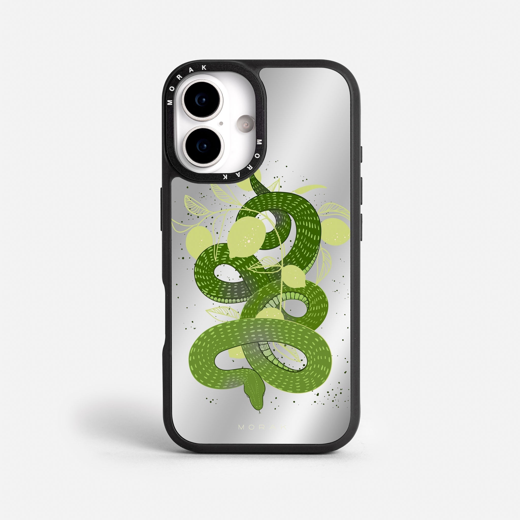 Case Green Snake - Espejo Premium – Protección antigolpe | Diseño colombiano | Morak