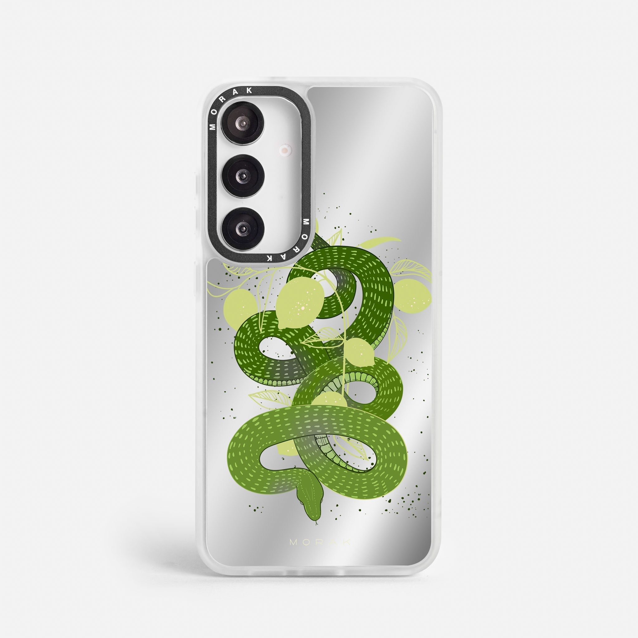 Case Green Snake - Espejo Premium – Protección antigolpe | Diseño colombiano | Morak