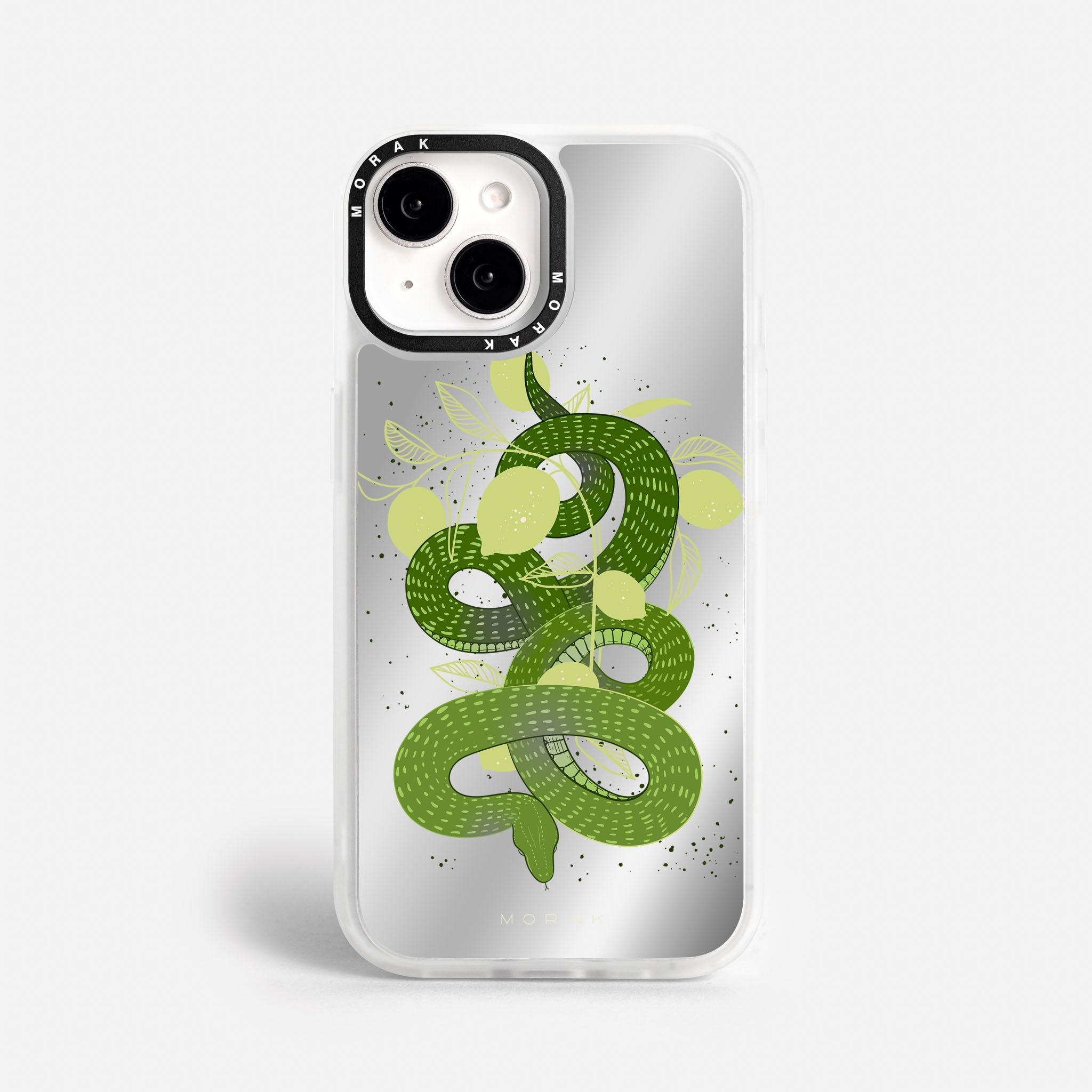 Case Green Snake - Espejo Premium – Protección antigolpe | Diseño colombiano | Morak