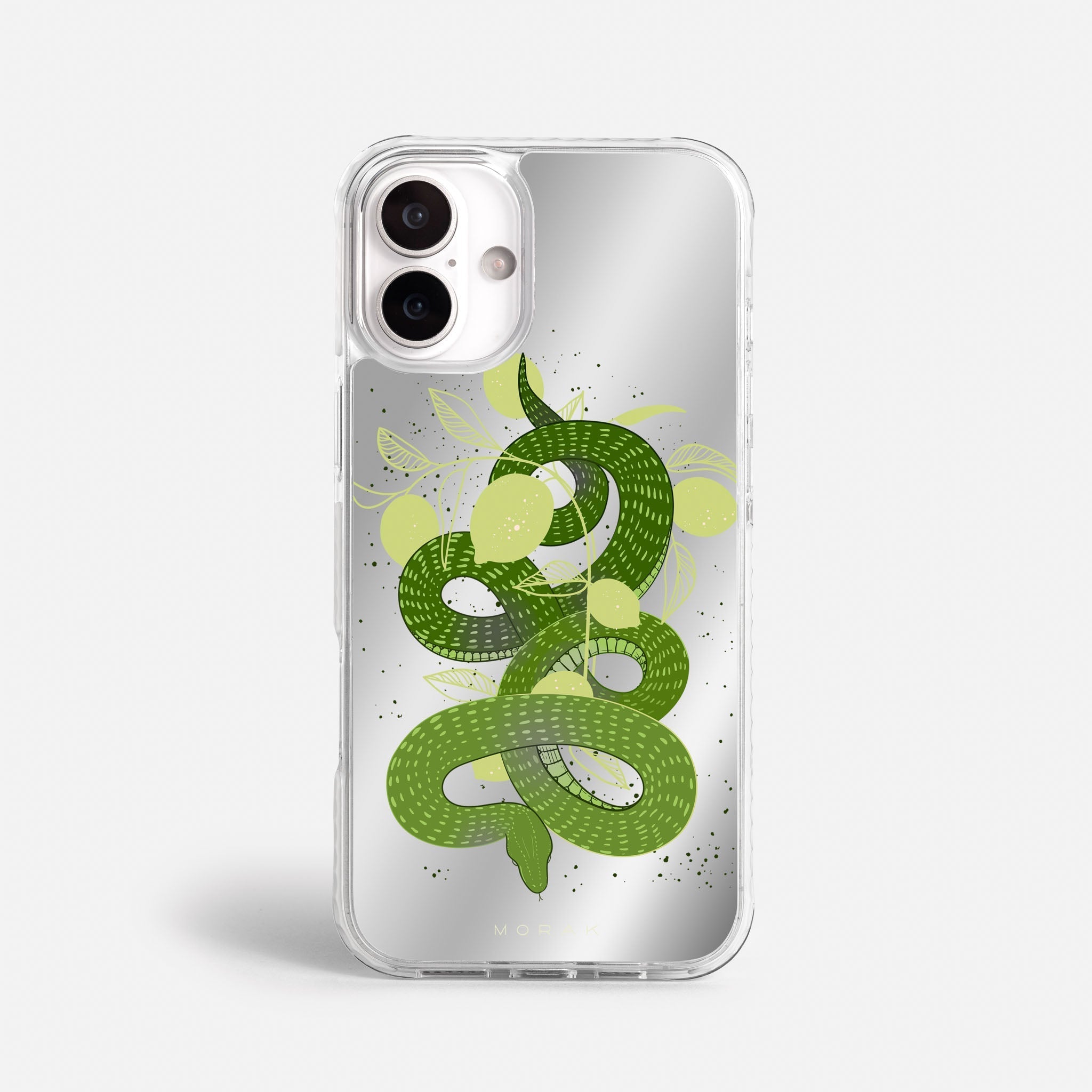 Case Green Snake - Espejo Premium – Protección antigolpe | Diseño colombiano | Morak