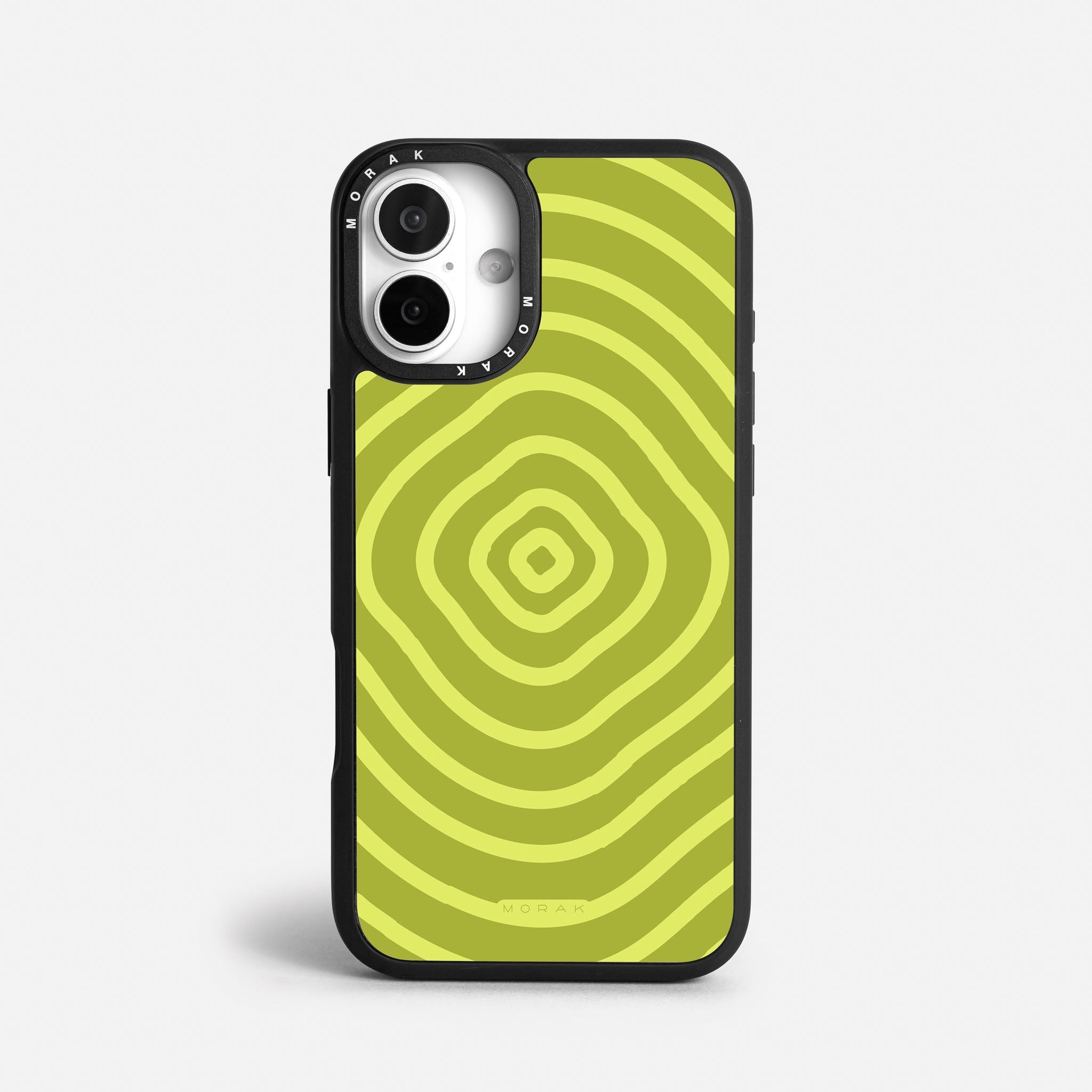 Case Green Wave - Blanco Premium – Protección antigolpe | Diseño colombiano | Morak