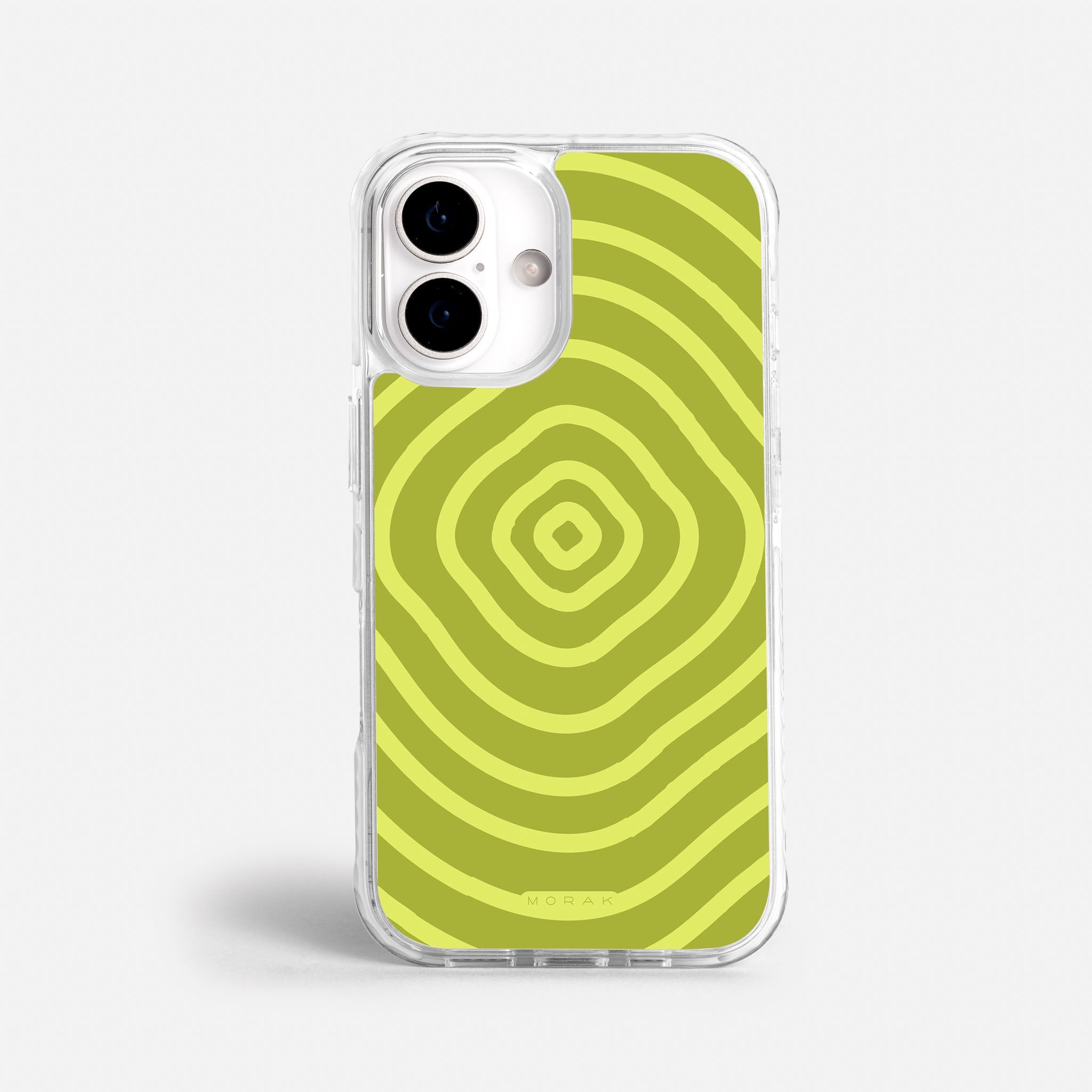 Case Green Wave - Blanco Premium – Protección antigolpe | Diseño colombiano | Morak