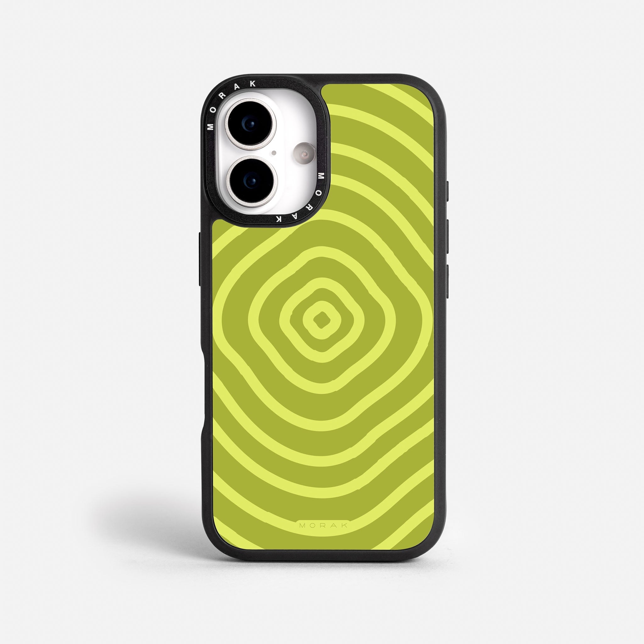 Case Green Wave - Blanco Premium – Protección antigolpe | Diseño colombiano | Morak