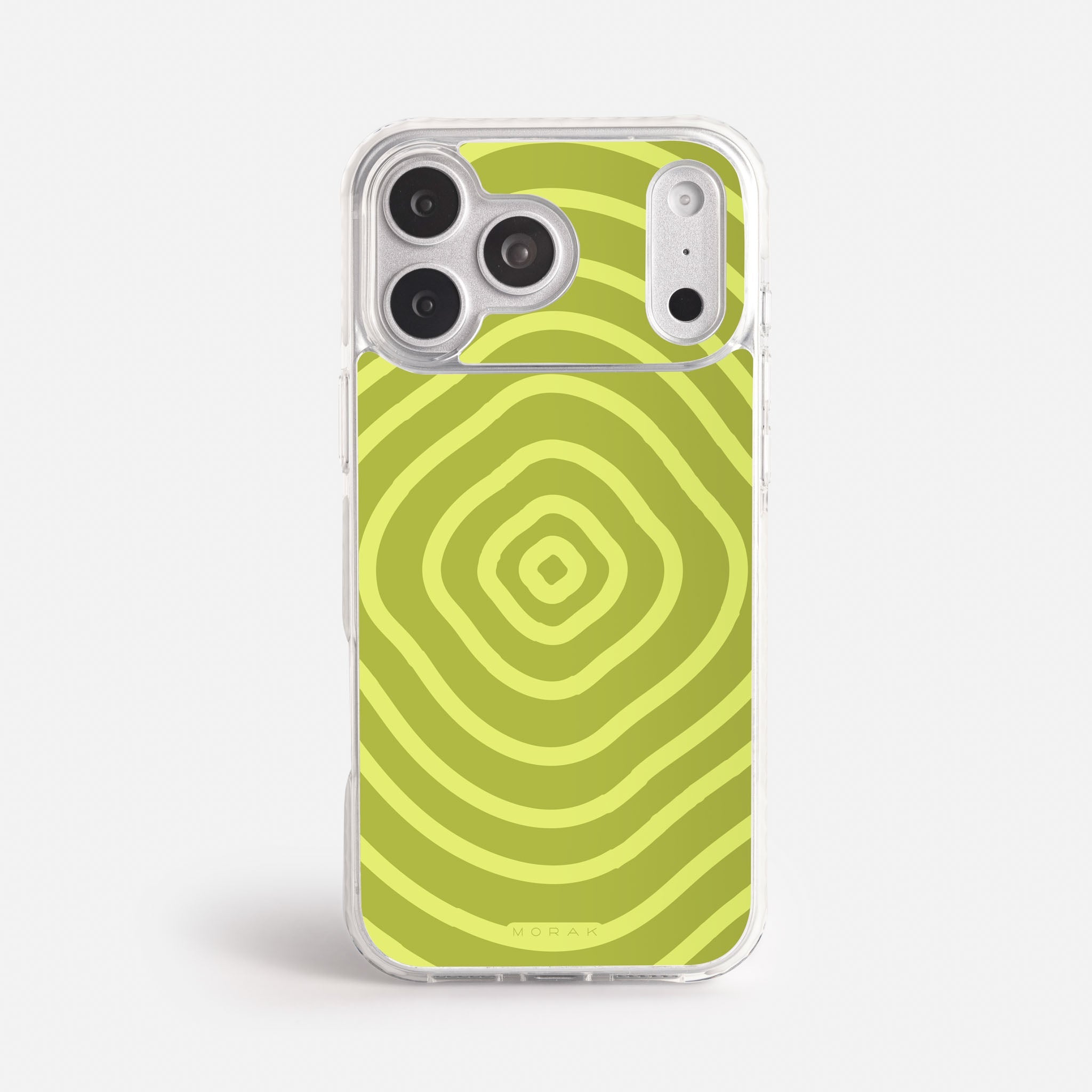 Case Green Wave - Blanco Premium – Protección antigolpe | Diseño colombiano | Morak
