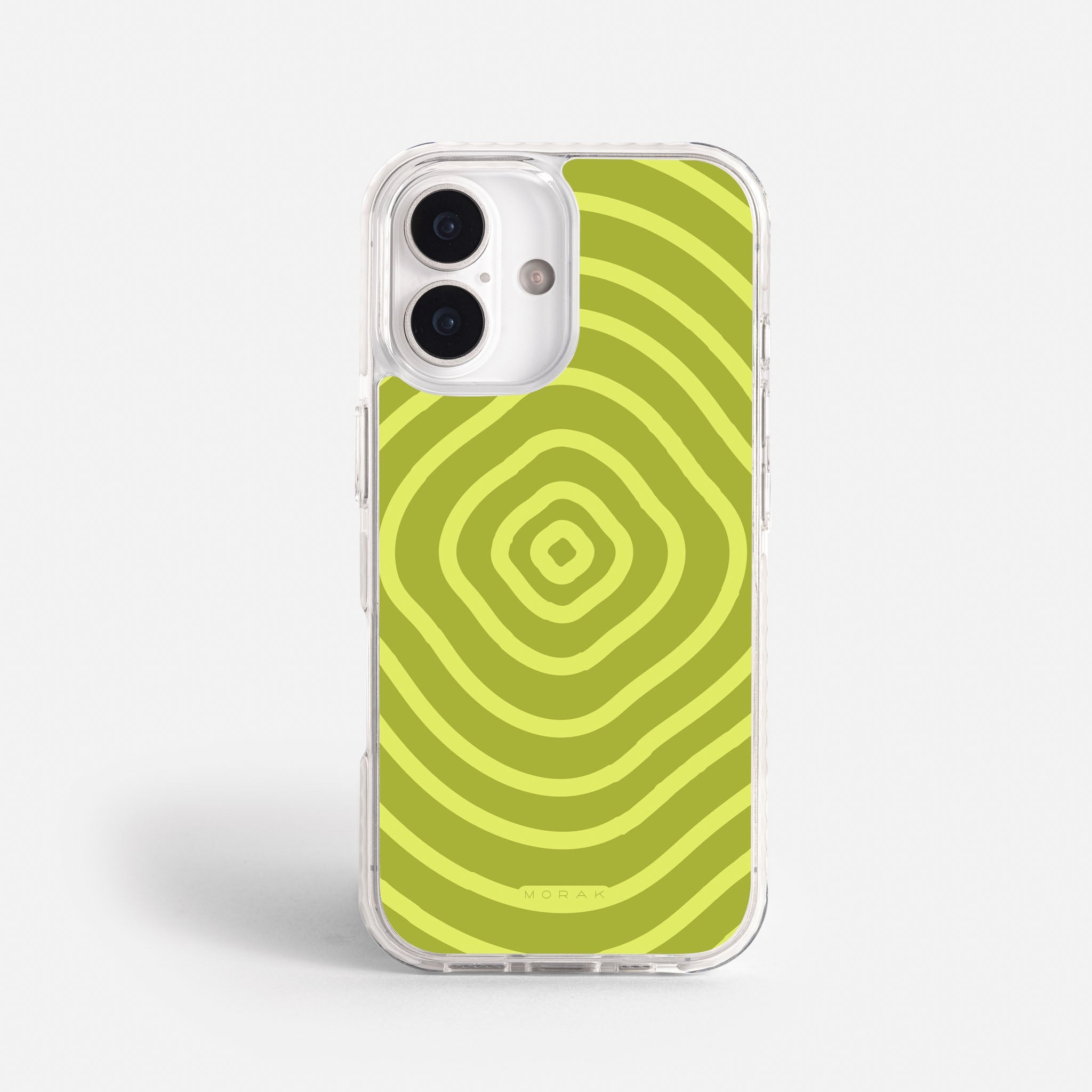Case Green Wave - Blanco Premium – Protección antigolpe | Diseño colombiano | Morak