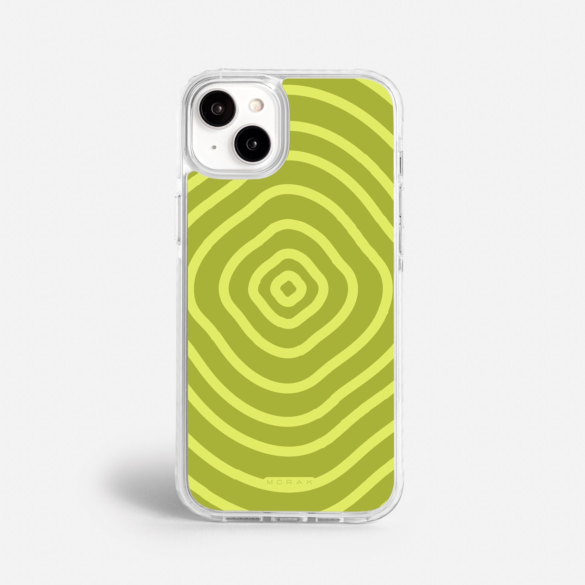 Case Green Wave - Blanco Premium – Protección antigolpe | Diseño colombiano | Morak