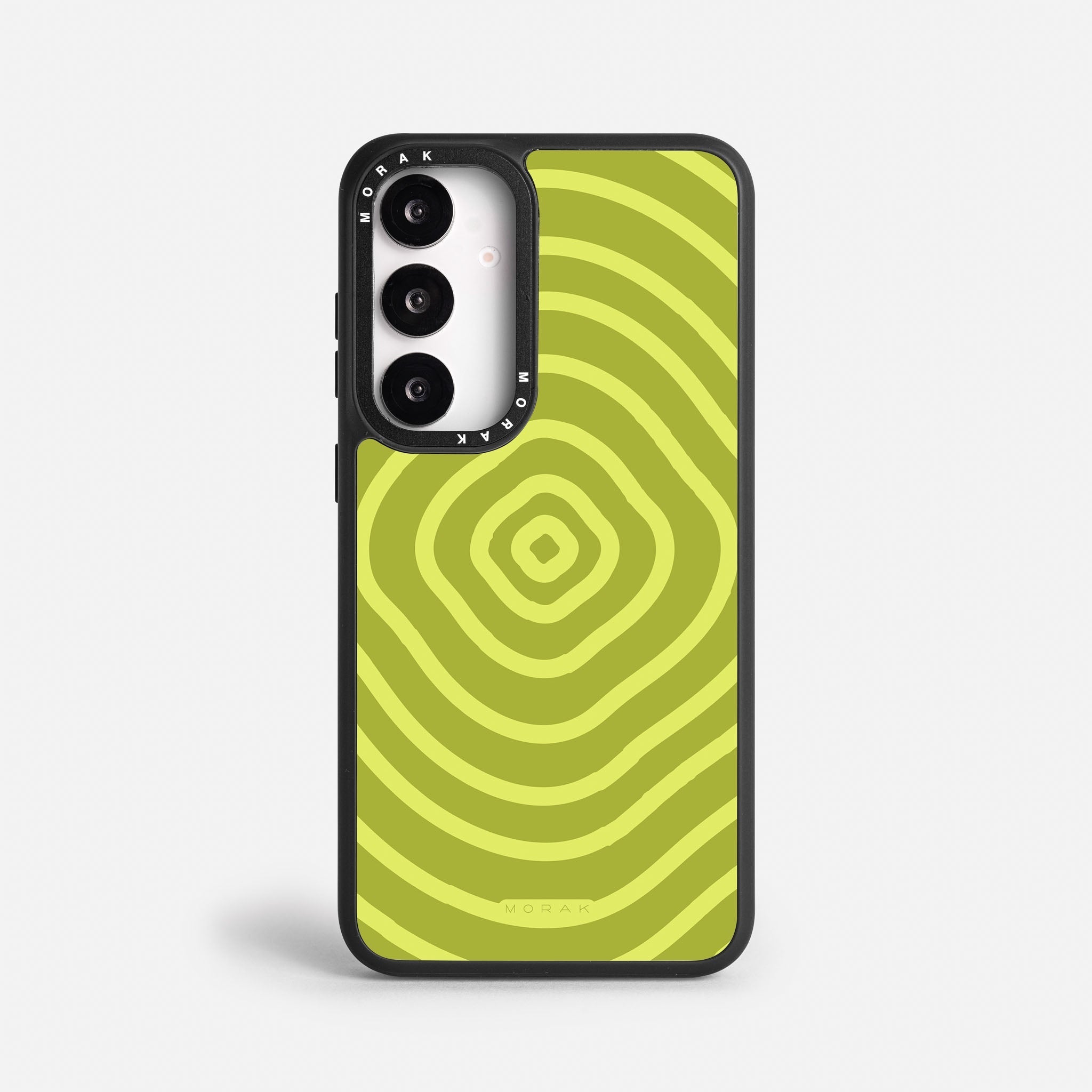 Case Green Wave - Blanco Premium – Protección antigolpe | Diseño colombiano | Morak